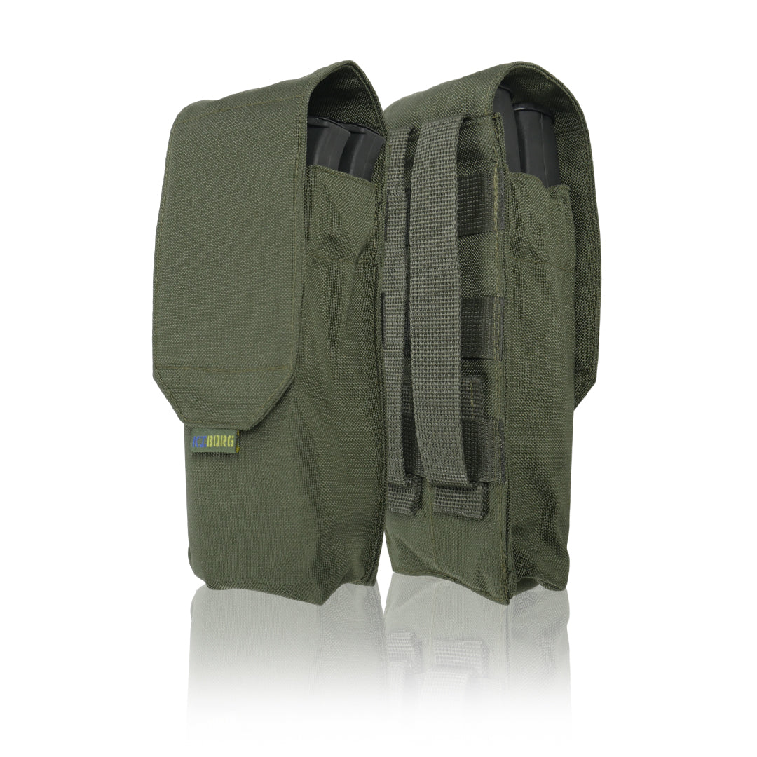 Підсумок під 2 магазина Kiborg GU Double Mag Pouch Хакі