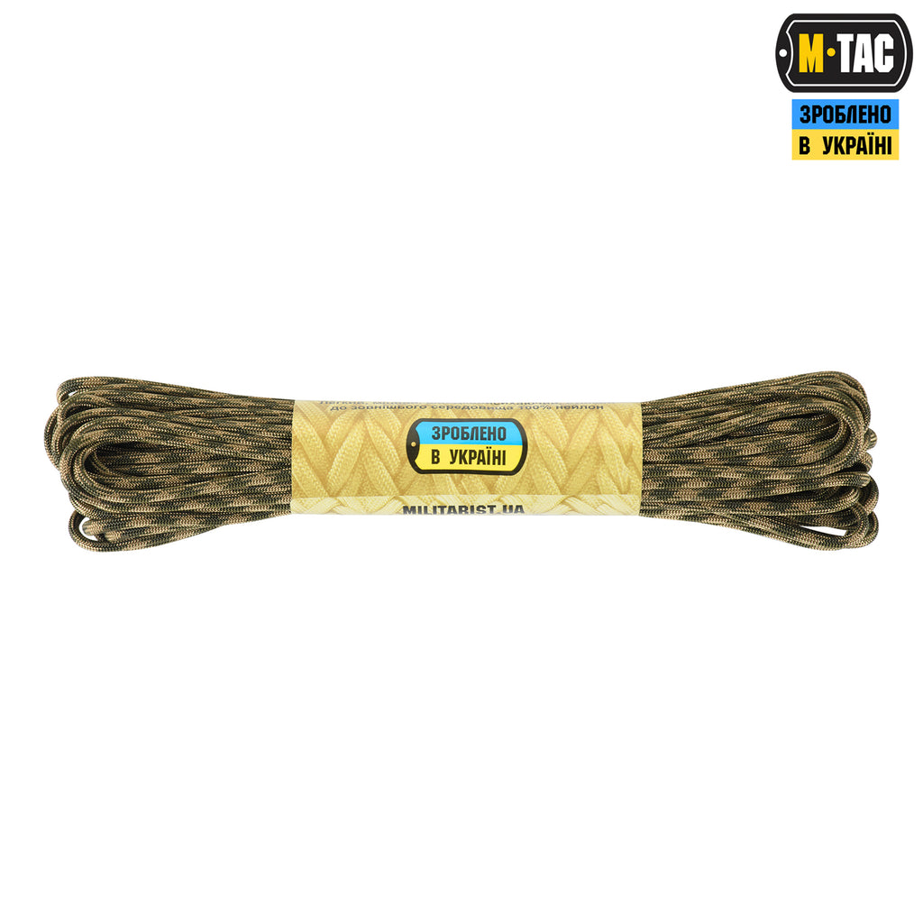 M-Tac паракорд 550 type III Coyote/Od Green 15м
