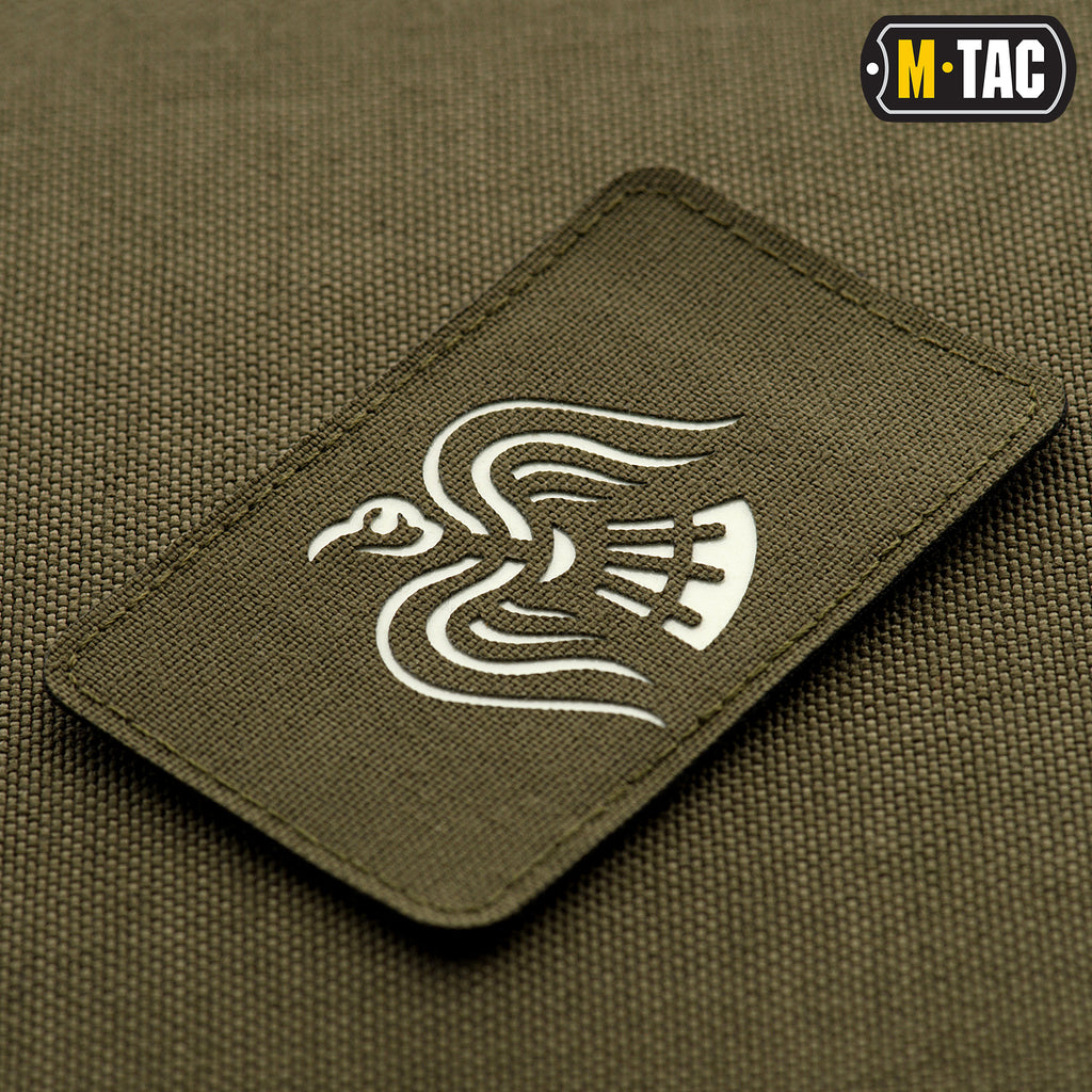 M-Tac нашивка Знамя Ворона Laser Cut Ranger Green/світлонакопичувач