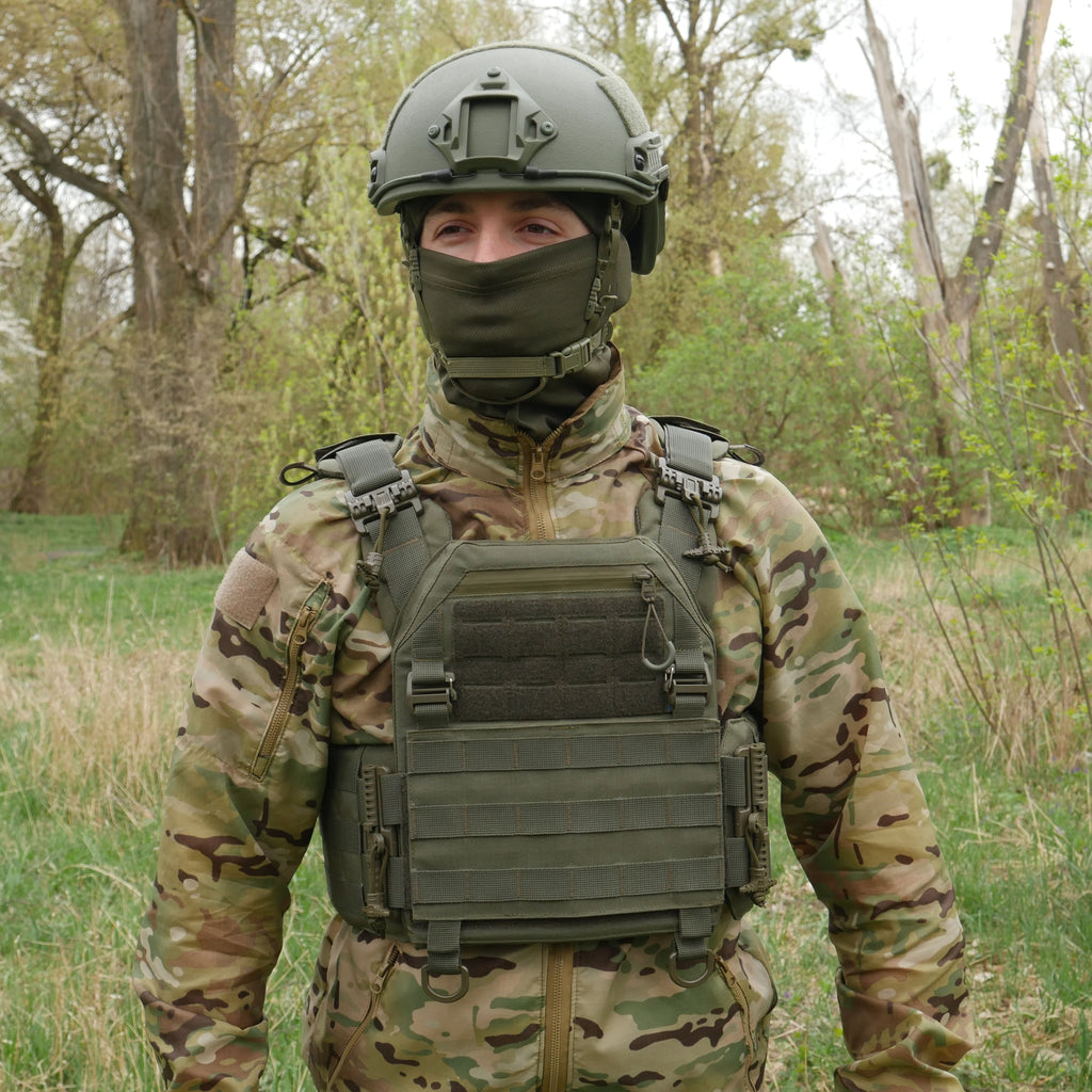 Бронезахист плитоноска Хакі Kiborg GU gen.2