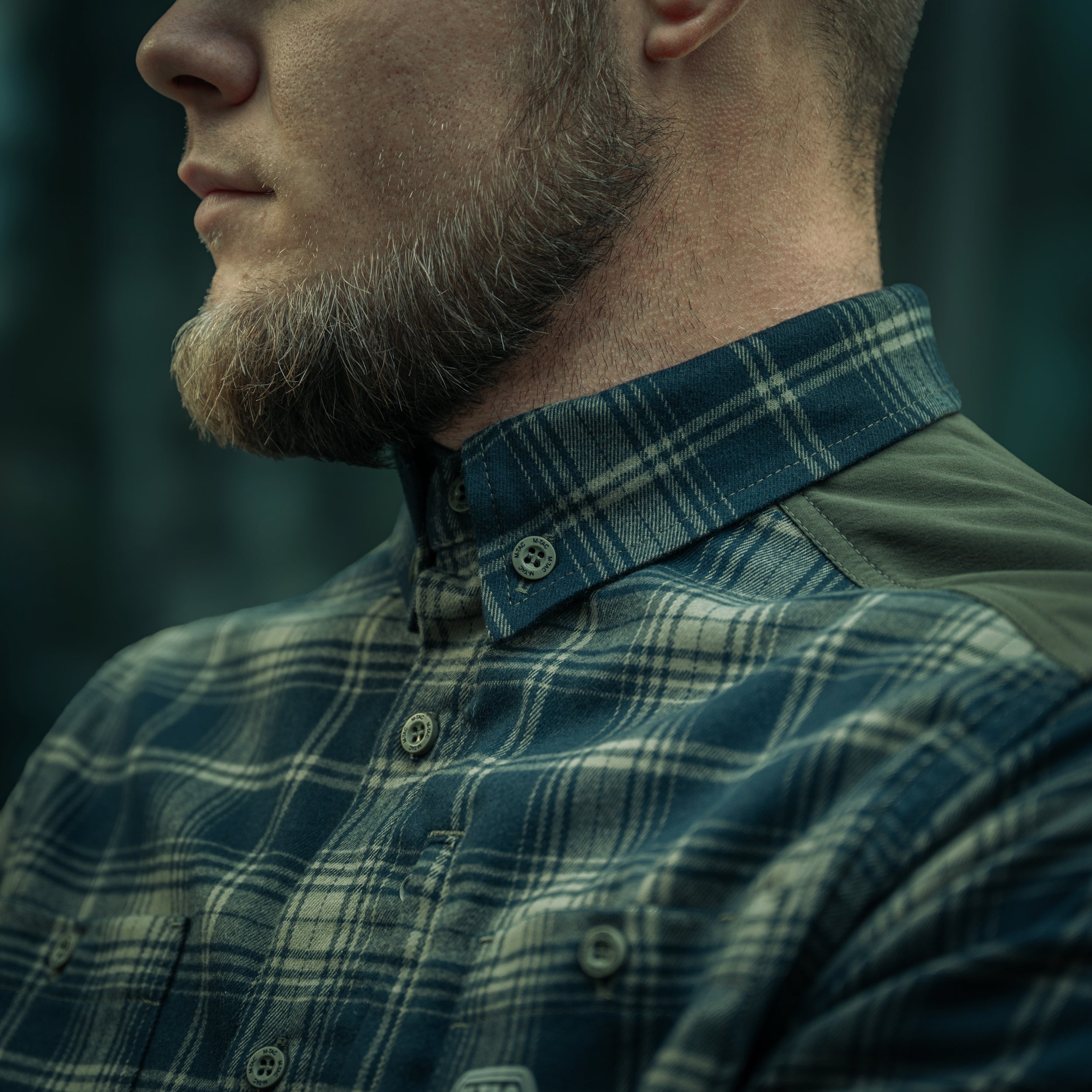 M-Tac сорочка Redneck Shirt Olive/Navy Blue