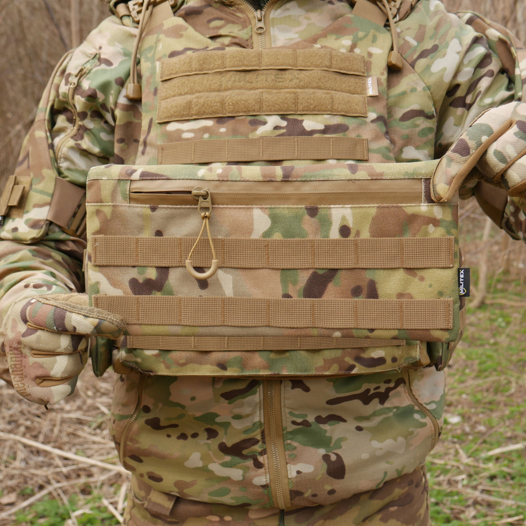 Захист живота (кишківник) Kiborg з балістичним пакетом 1 клас захисту Militex Multicam