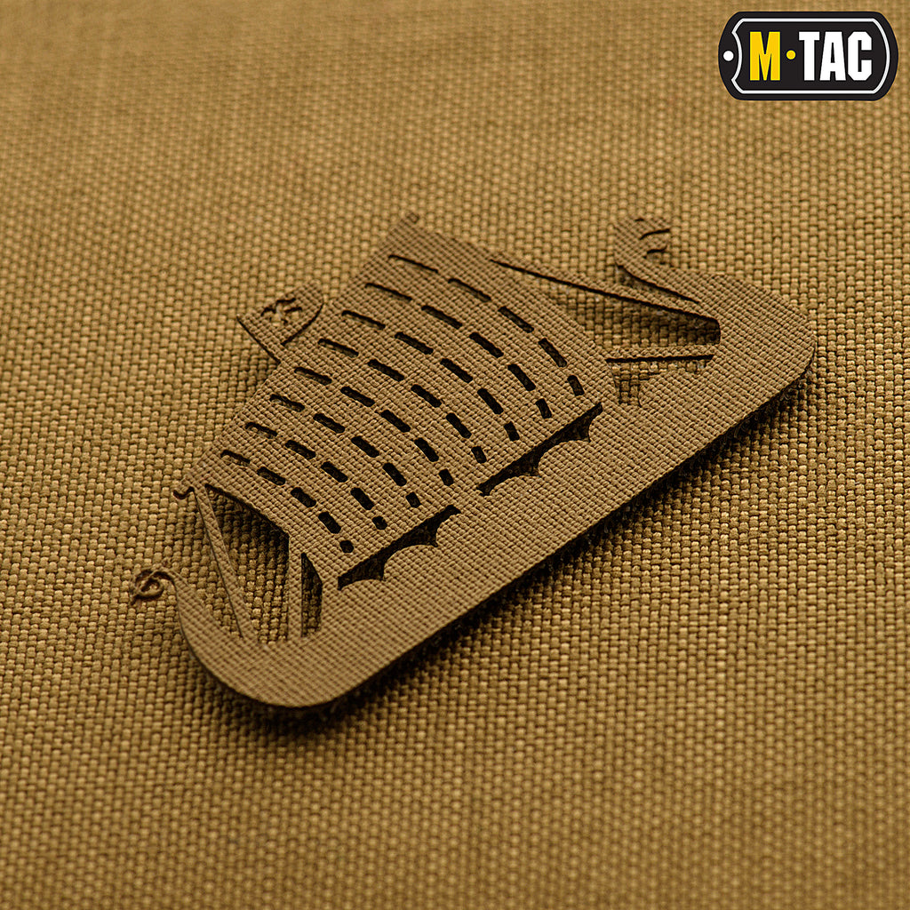 M-Tac нашивка Драккар скрізна Laser Cut Coyote