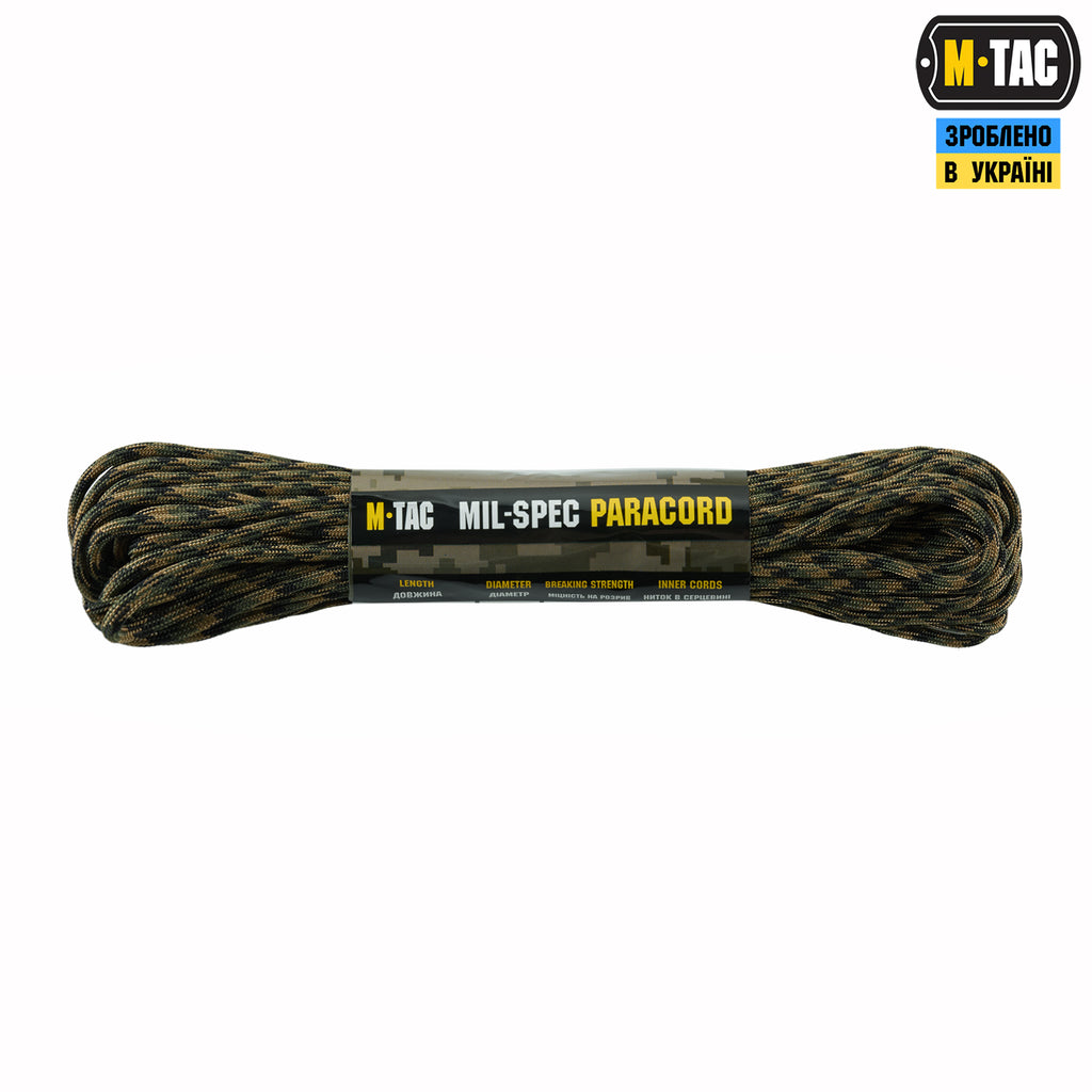 M-Tac паракорд 550 mil-spec 15m Woodland Marpat
