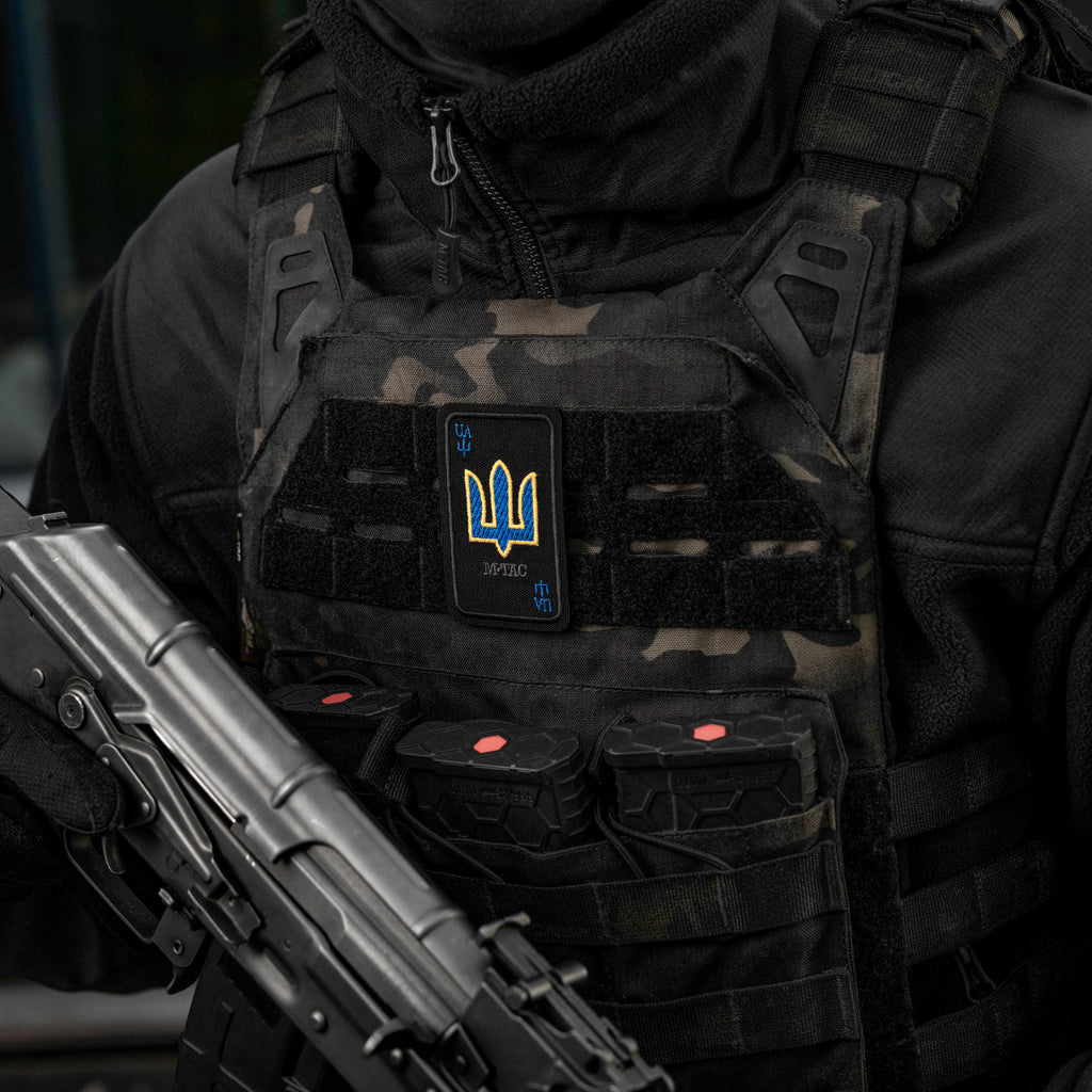 M-Tac нашивка Козирна карта (вишивка) Black