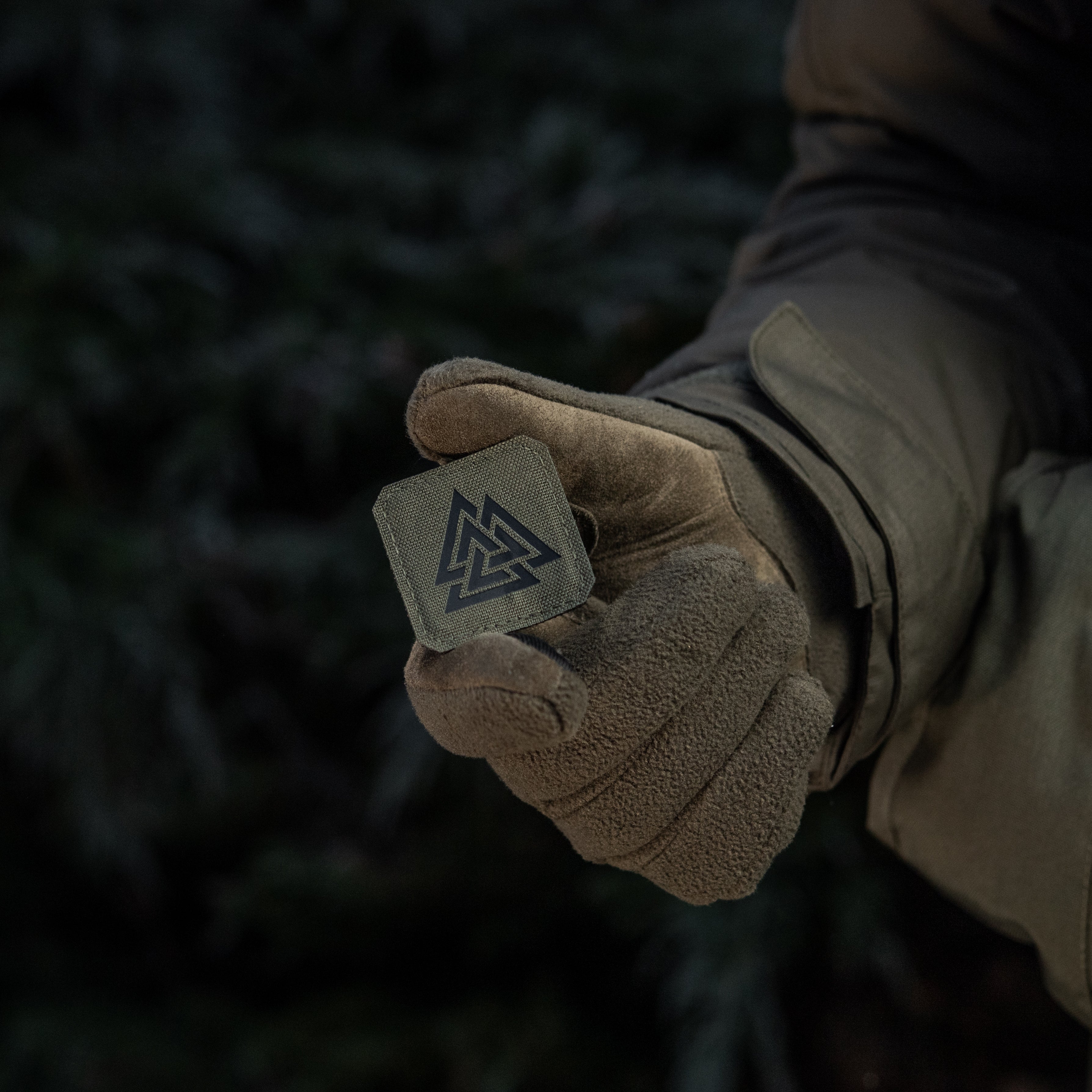 M-Tac нашивка Валькнут Laser Cut Ranger Green/Black