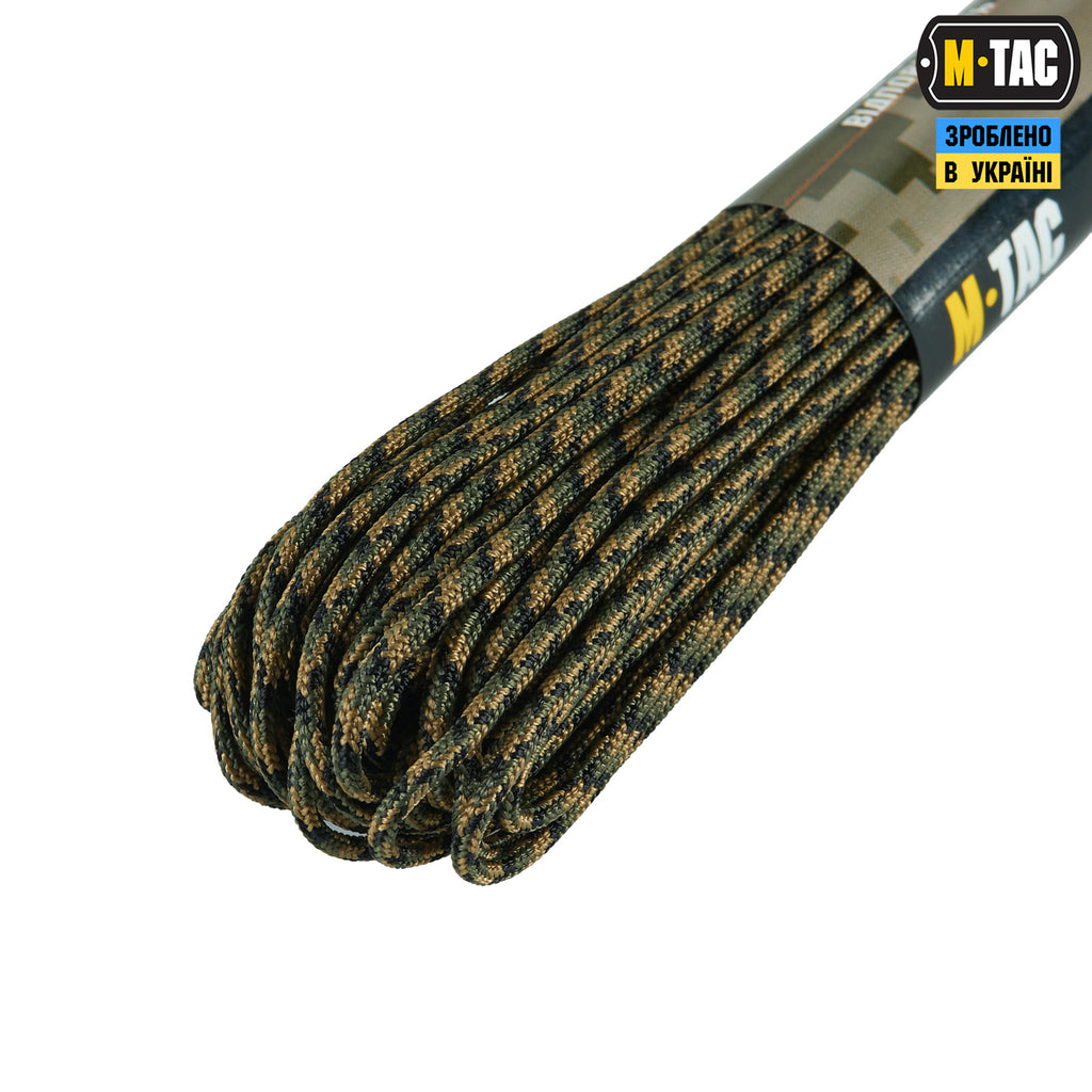 M-Tac паракорд Minicord Mil-Spec 15m Woodland Marpat