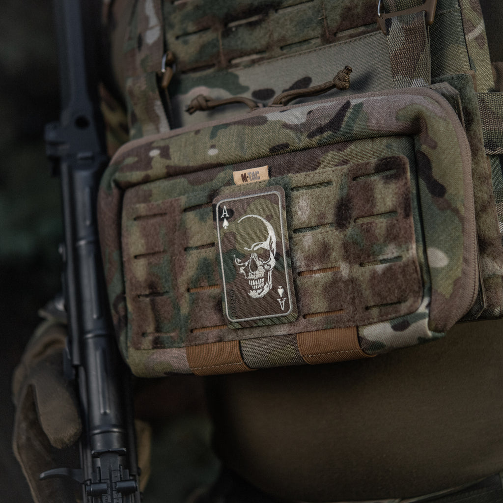 M-Tac нашивка Face of war (вишивка) Multicam