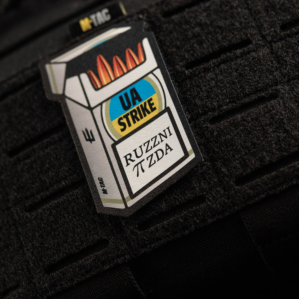M-Tac нашивка UA STRIKE Black