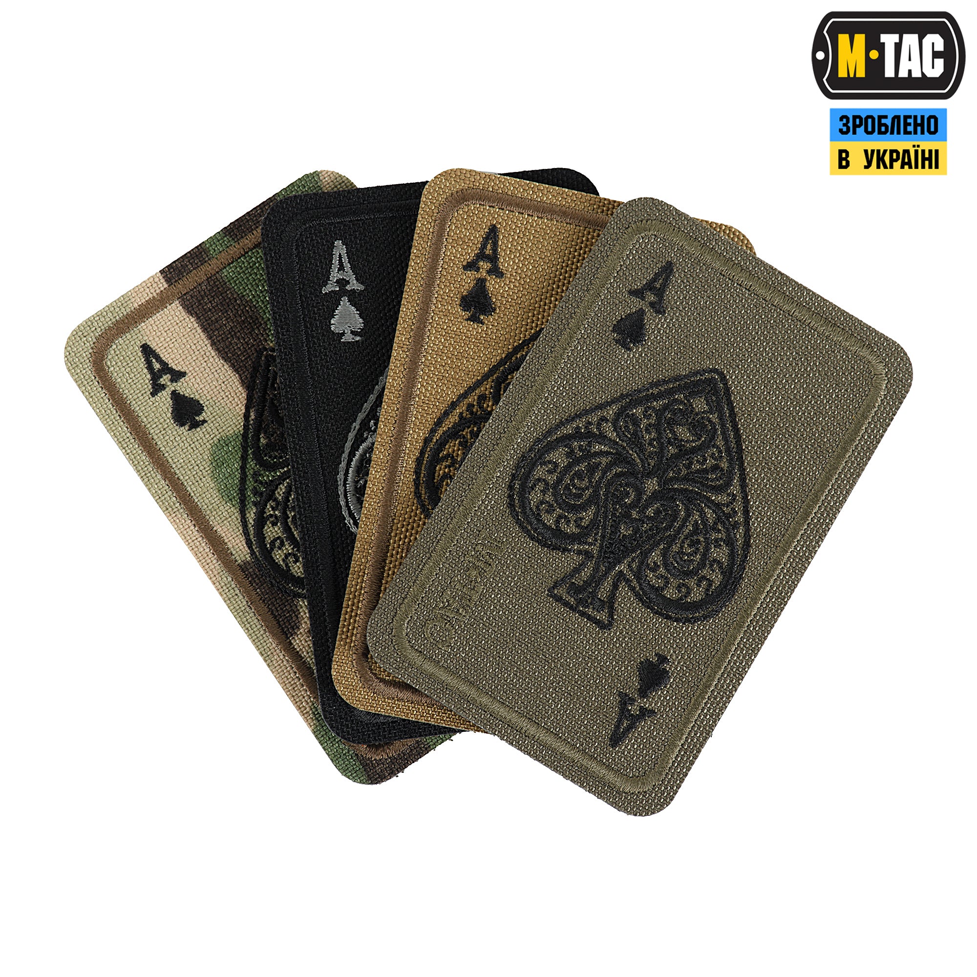 M-Tac нашивка Ace of Spades (вишивка) Ranger Green