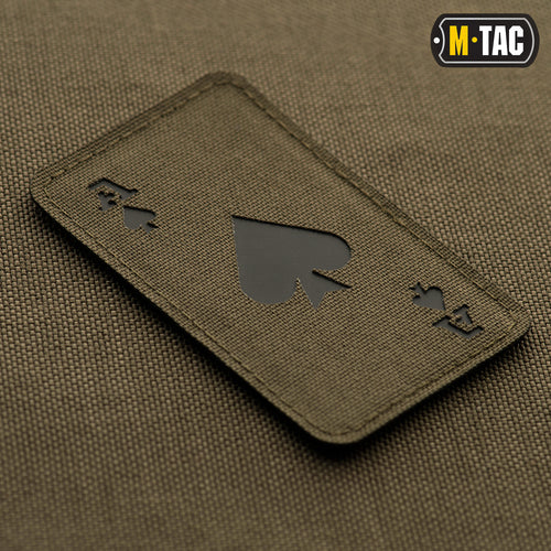 M-Tac нашивка Ace of Spades Laser Cut Ranger Green/Black