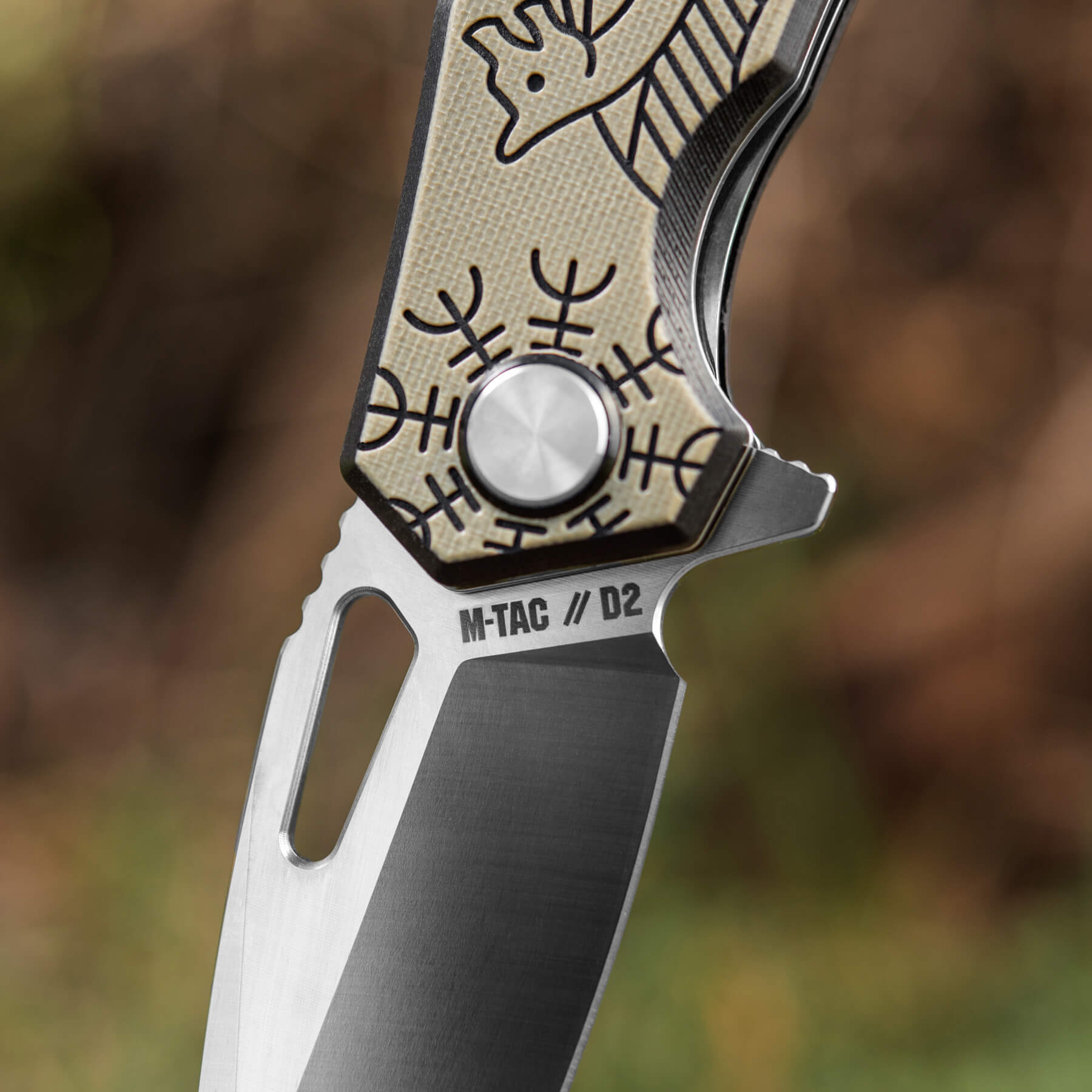 M-Tac ніж складний Type 12 Scandinavian Black/Sand