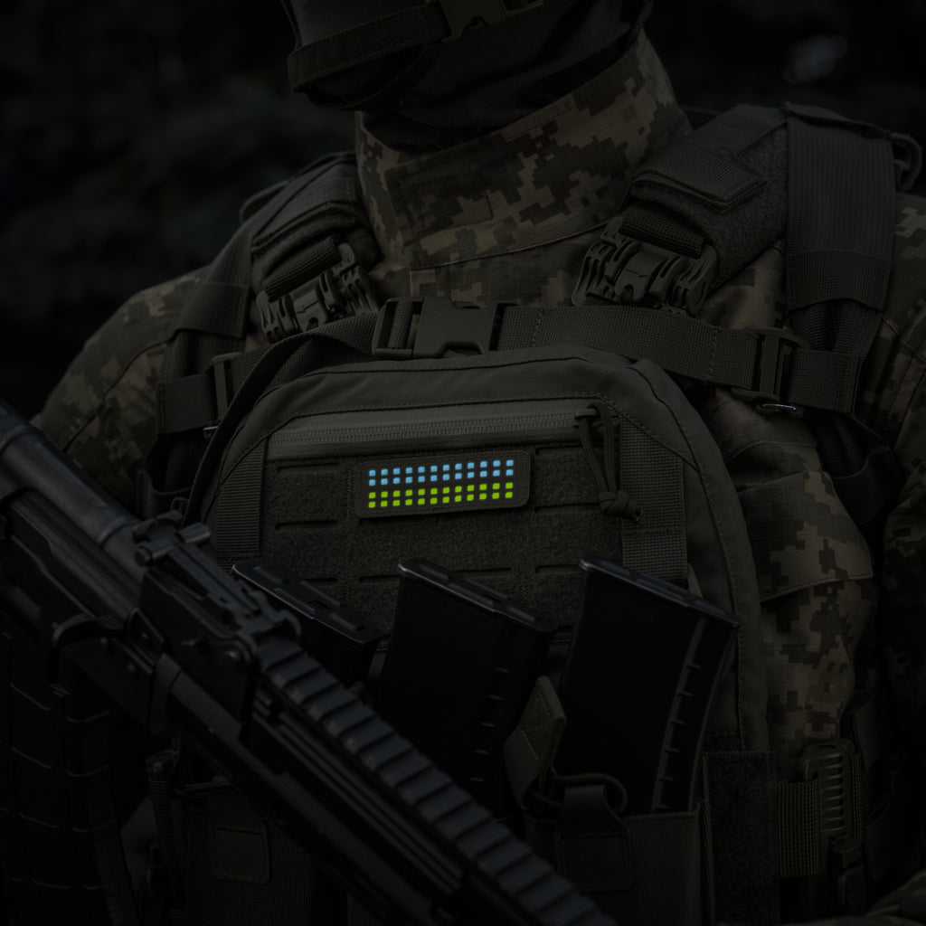 M-Tac нашивка прапор України 25х80 Laser Cut Ranger Green/Yellow/Blue/GID
