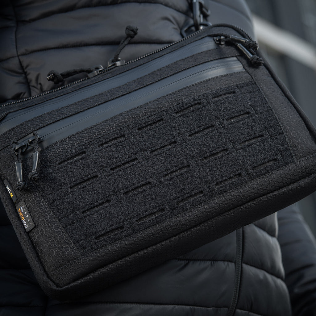 M-Tac сумка Admin Bag Medium Elite з липучкою Hex Black