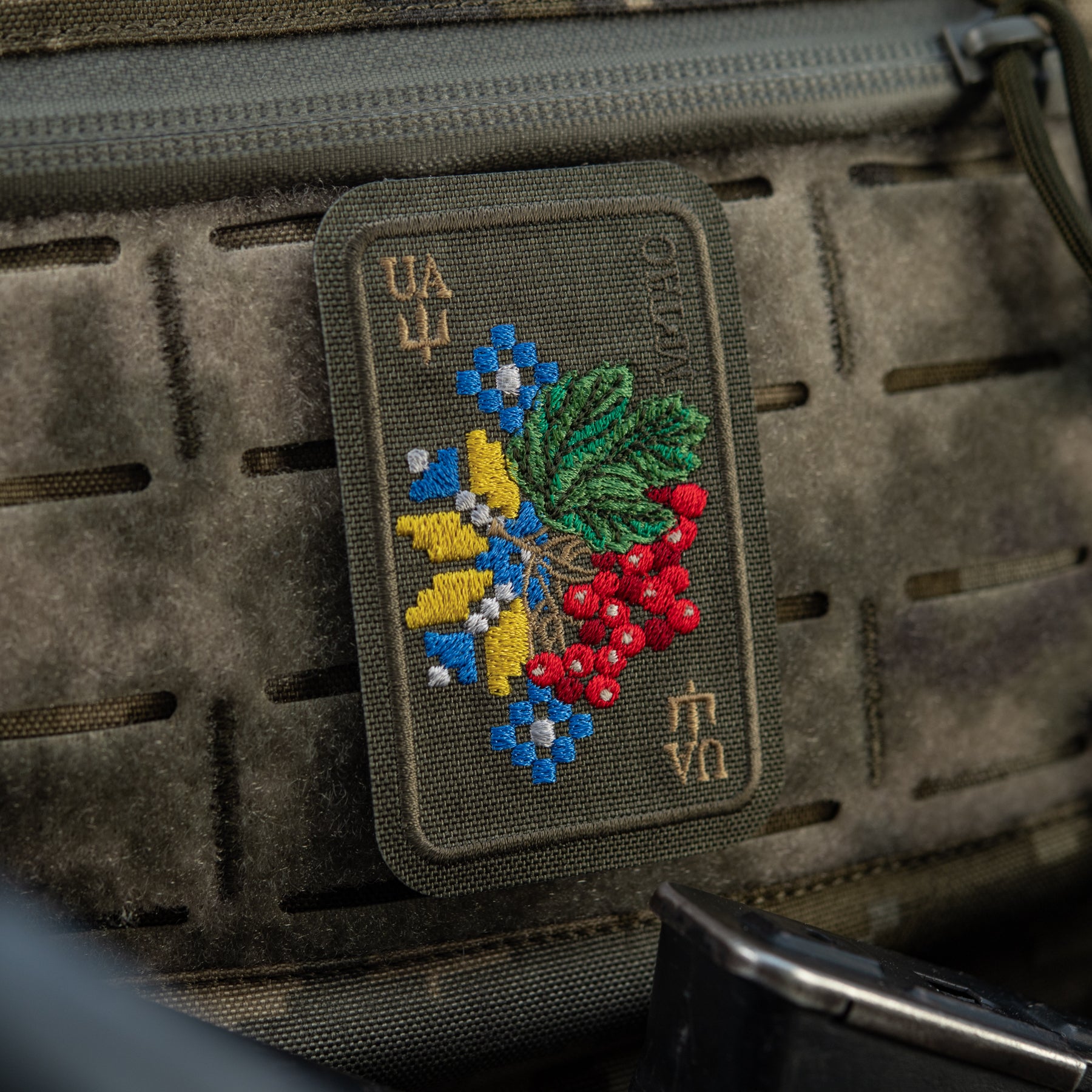 M-Tac нашивка Орнамент Калина (вишивка) Ranger Green