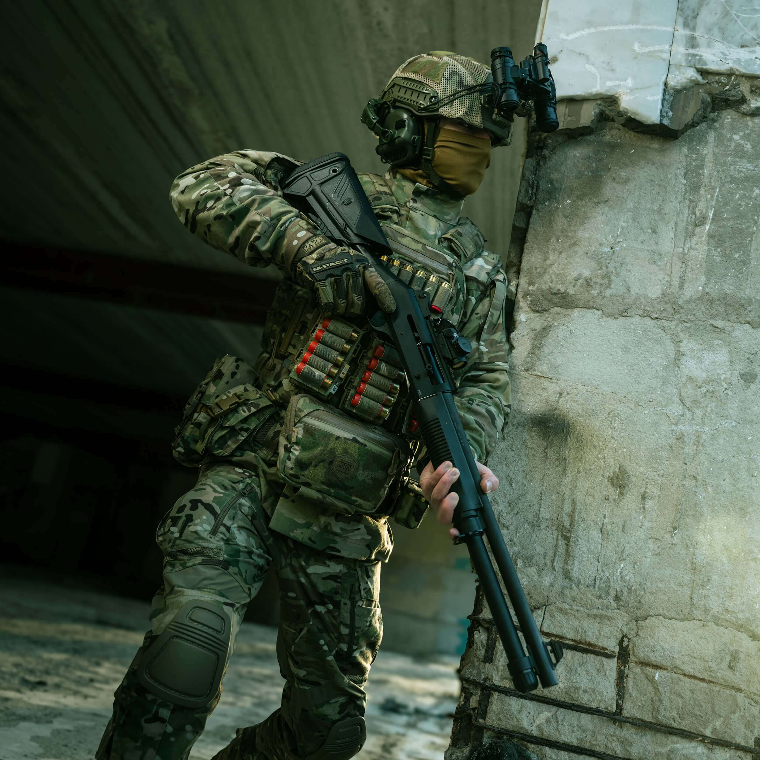 M-Tac підсумок для набоїв 12 калібру Laser Cut Multicam