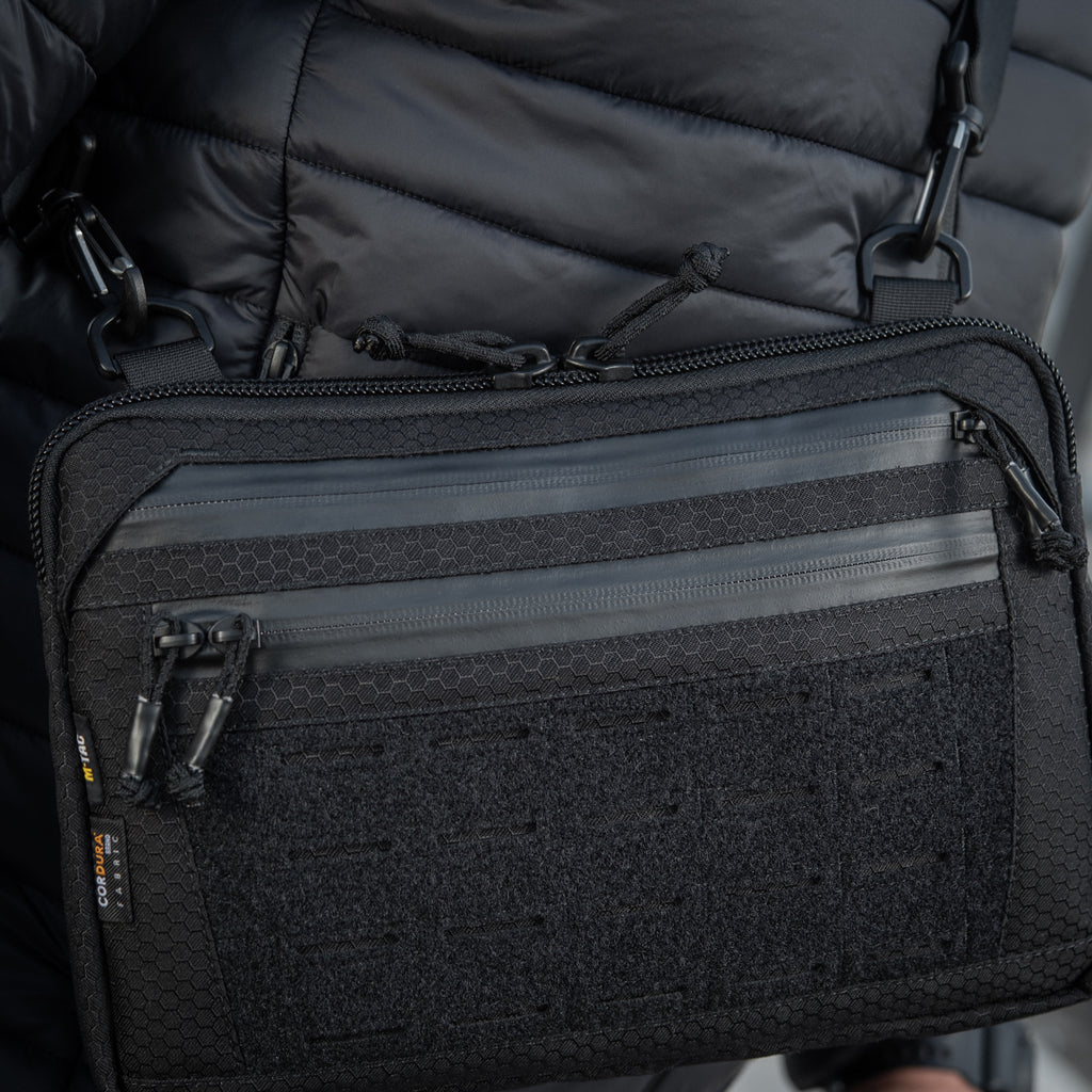 M-Tac сумка Admin Bag Medium Elite з липучкою Hex Black