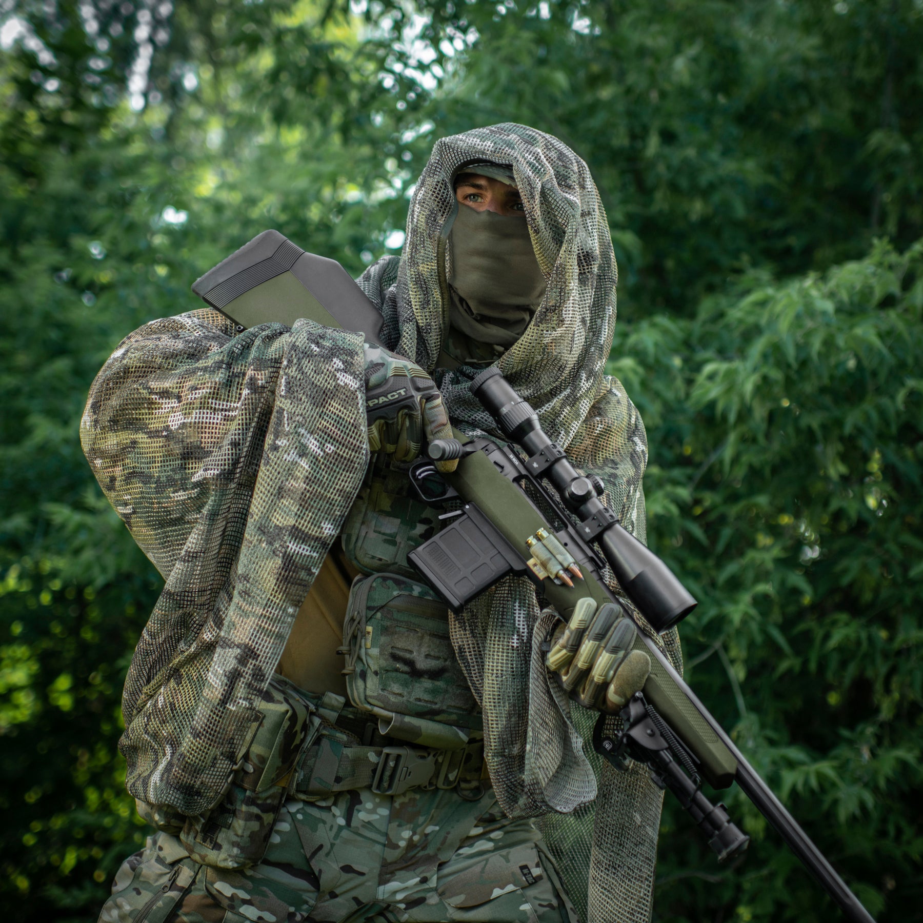 M-Tac шарф-сітка Multicam 250x200