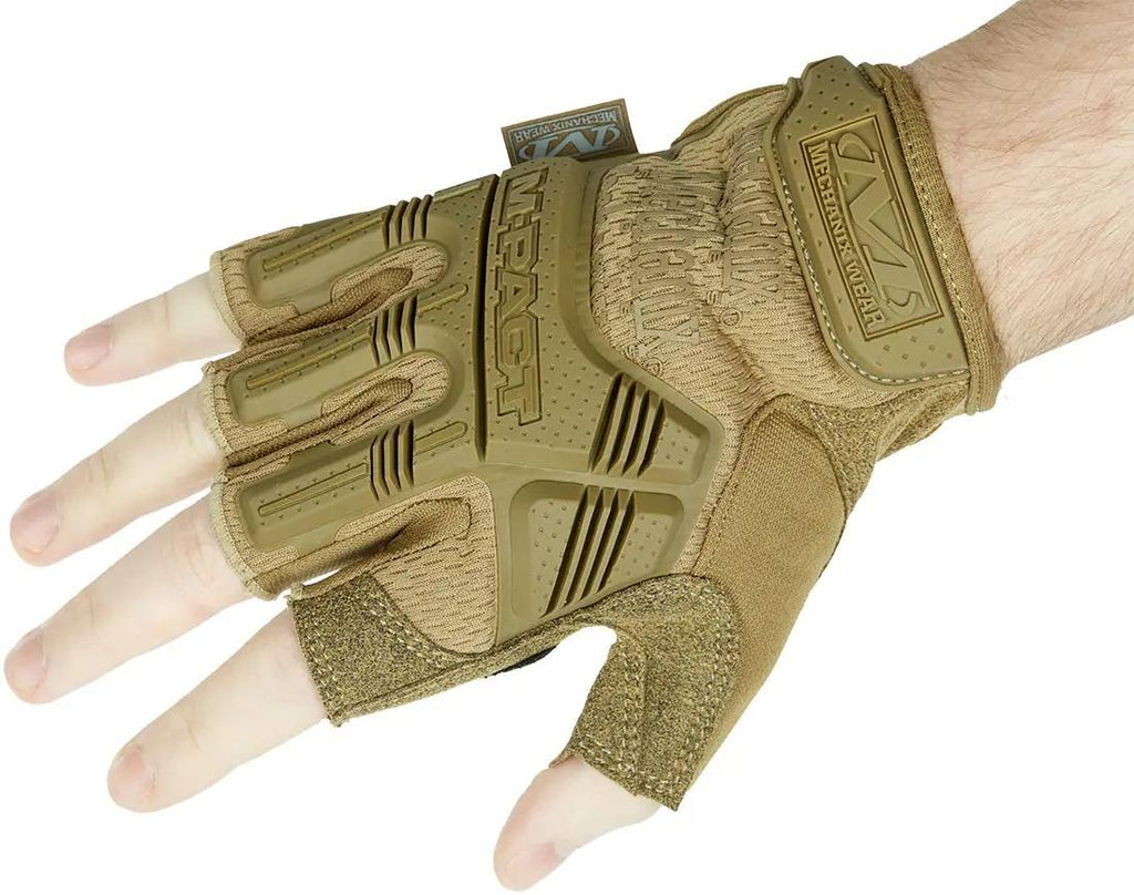 Рукавиці койот Mechanix M-Pact Fingerless
