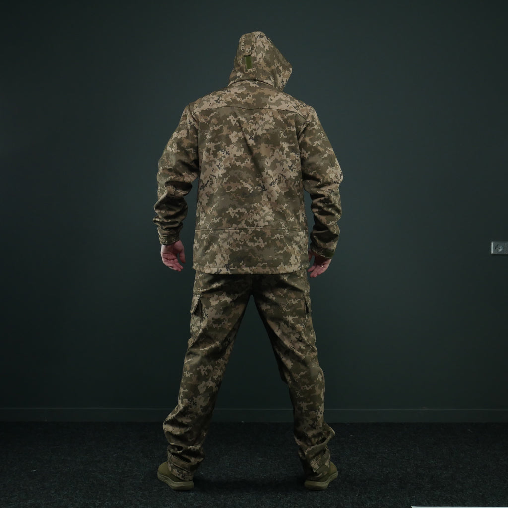 Демісезонний костюм Softshell Kiborg Піксель