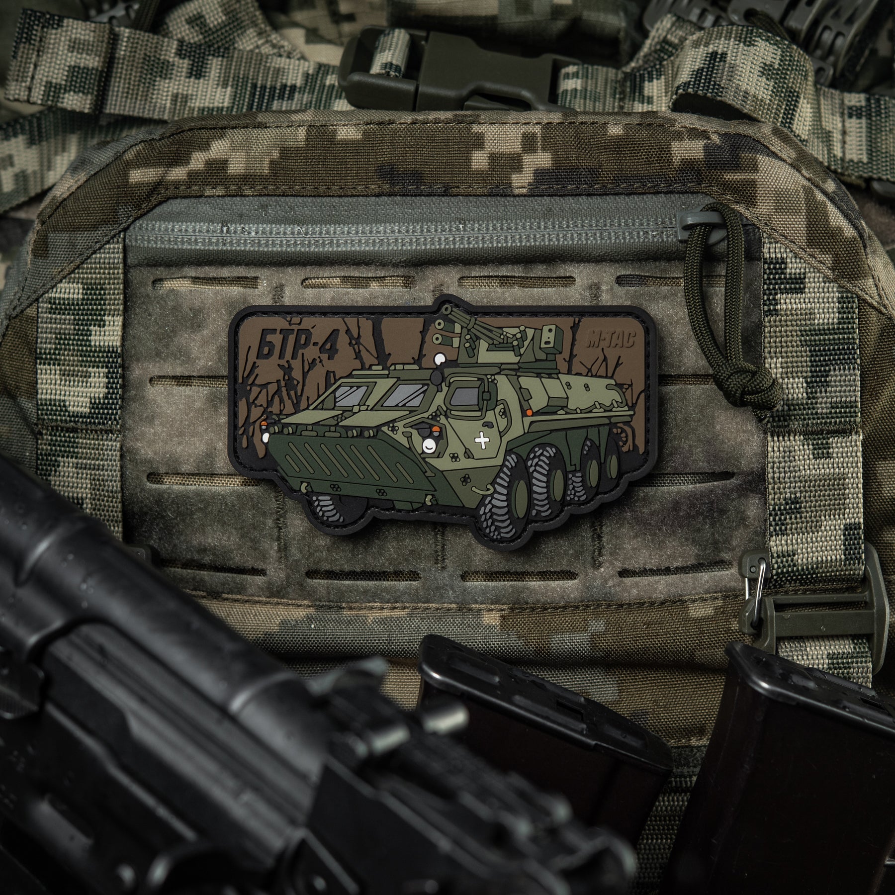 M-Tac нашивка БТР 4 (PVC)