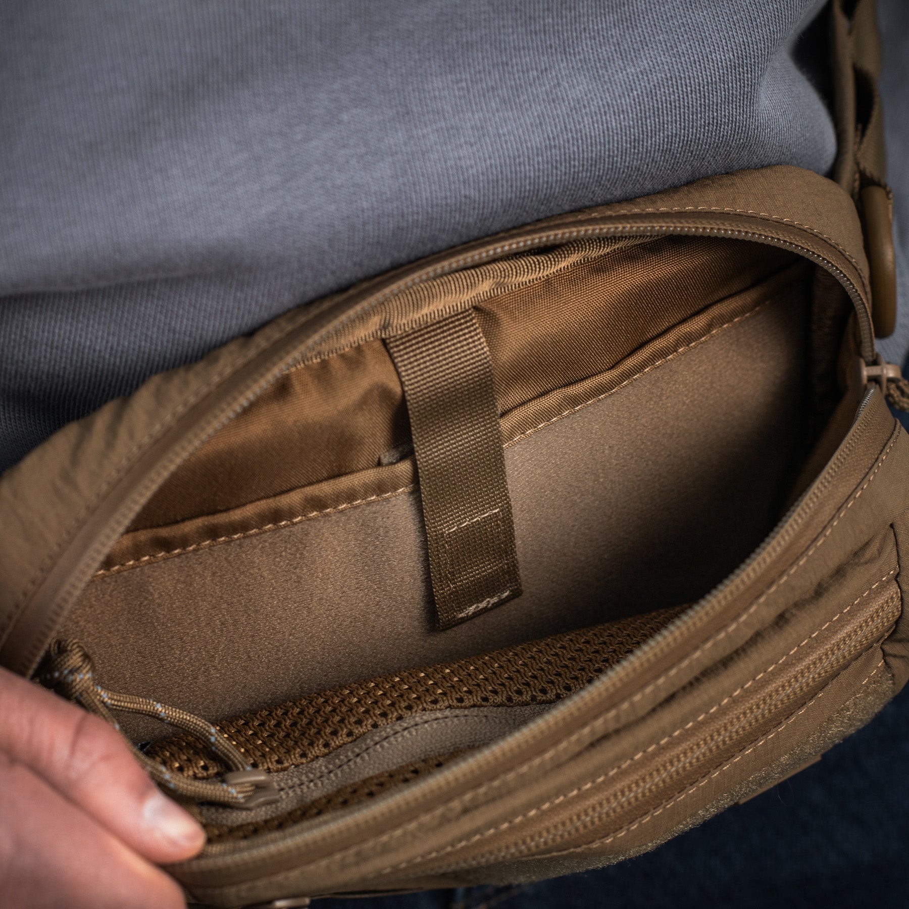 M-Tac сумка City Waist Bag з липучкою Lite-C Elite Coyote