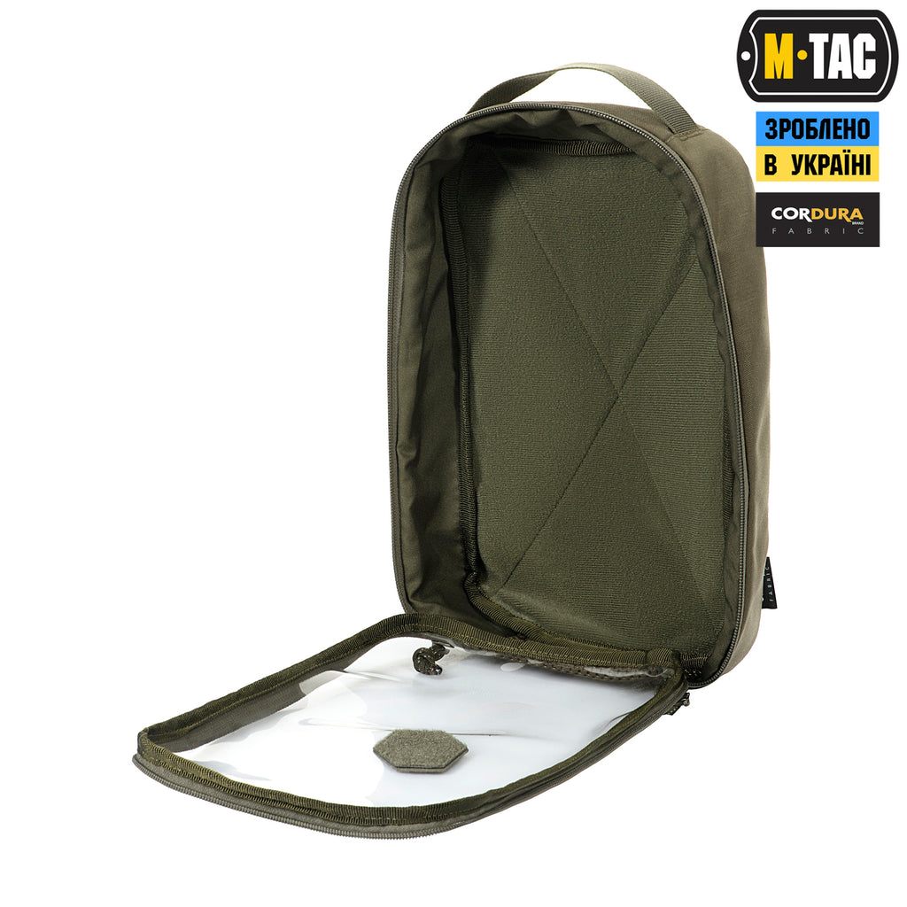 M-Tac органайзер утилітарний прозорий Elite Large Gen.II Ranger Green