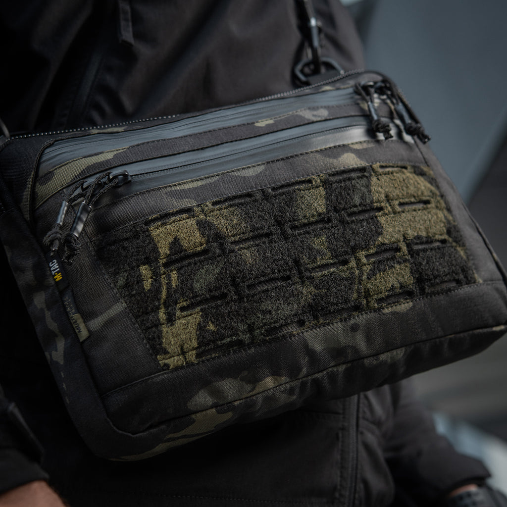 M-Tac сумка Admin Bag Medium Elite з липучкою Multicam Black/Black