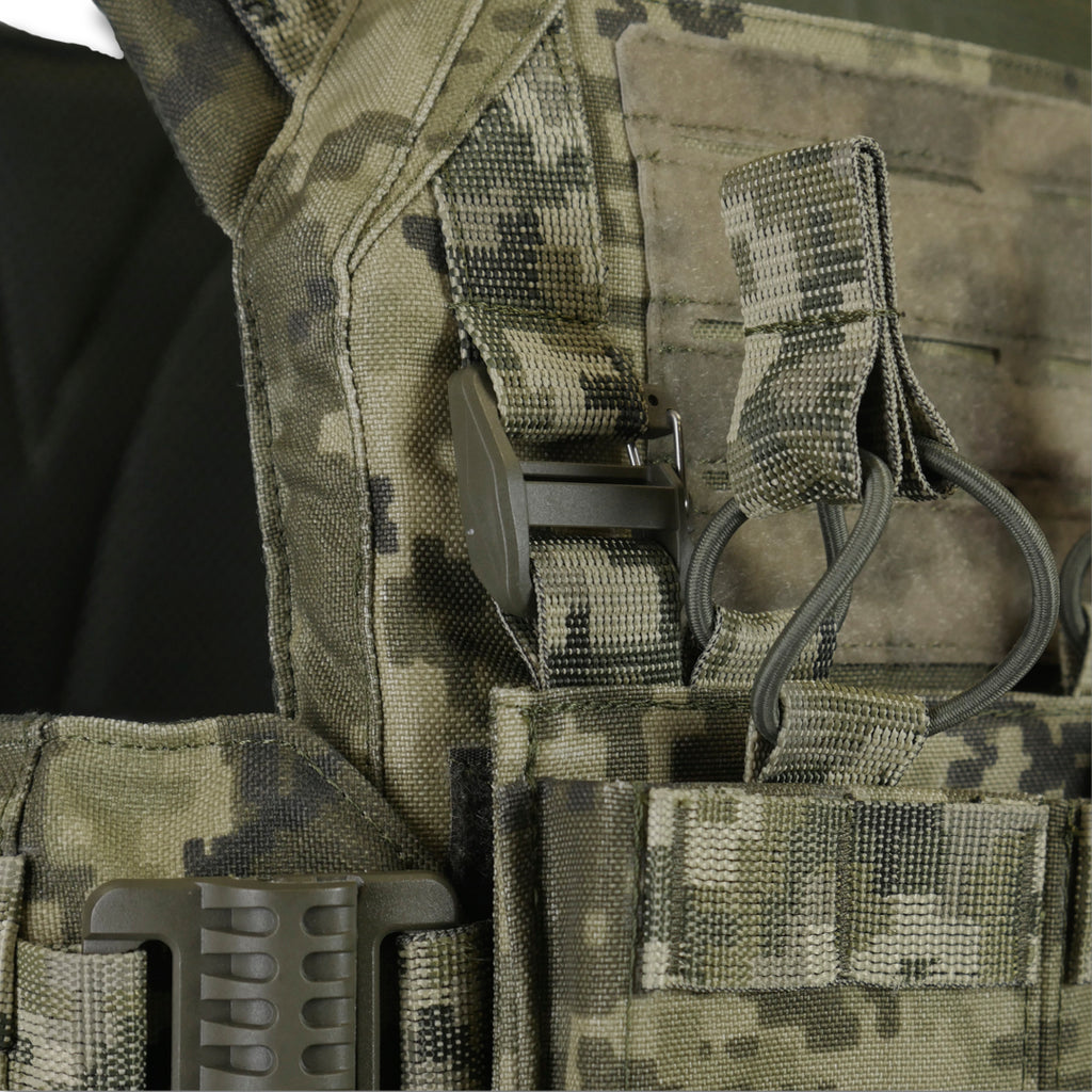 Плитоноска Kiborg GU Gen.2 + з'ємна панель для трьох магазинів Піксель