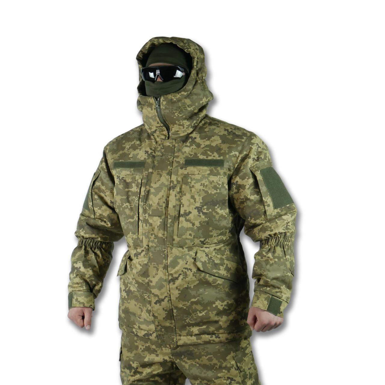 Зимовий бушлат піксель
