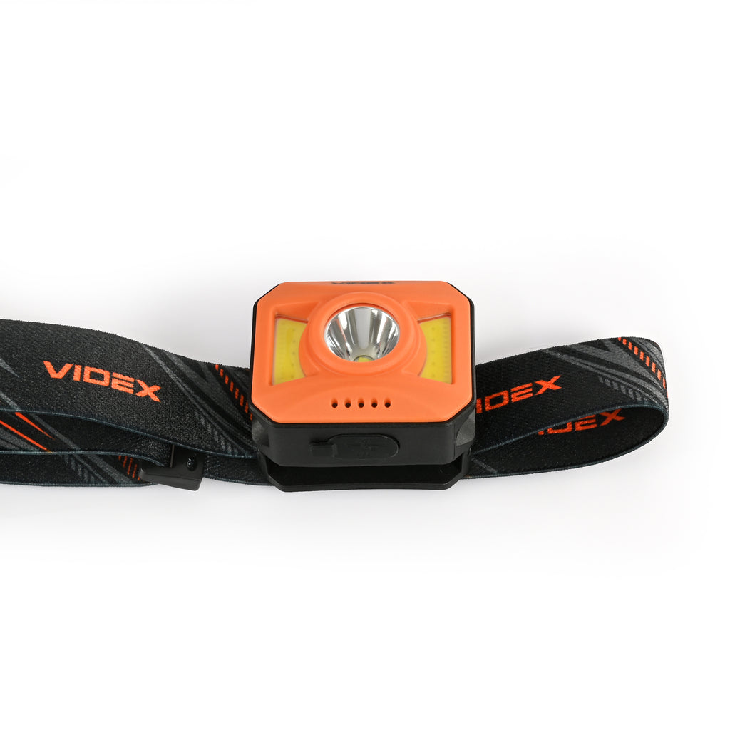 Налобний світлодіодний ліхтарик VIDEX VLF-H085-OR 400Lm 5000K