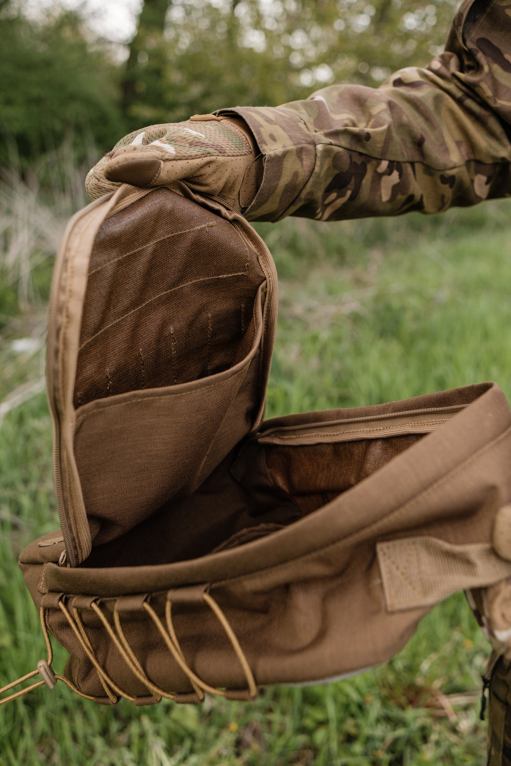 Рюкзак з MOLLE швидкоз'ємний койот