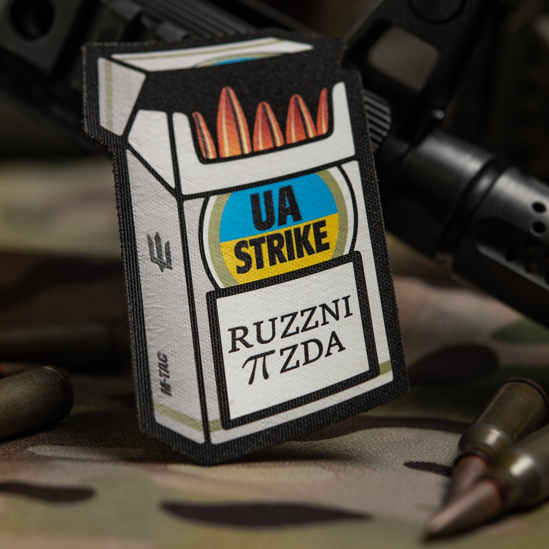 M-Tac нашивка UA STRIKE Black