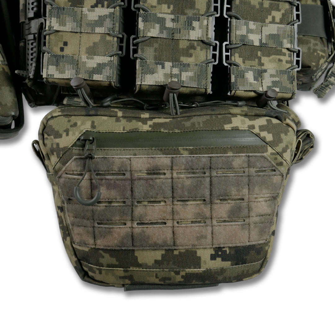 Комплект Kiborg Плитоноска GU gen.2 + 8 підсумків Піксель
