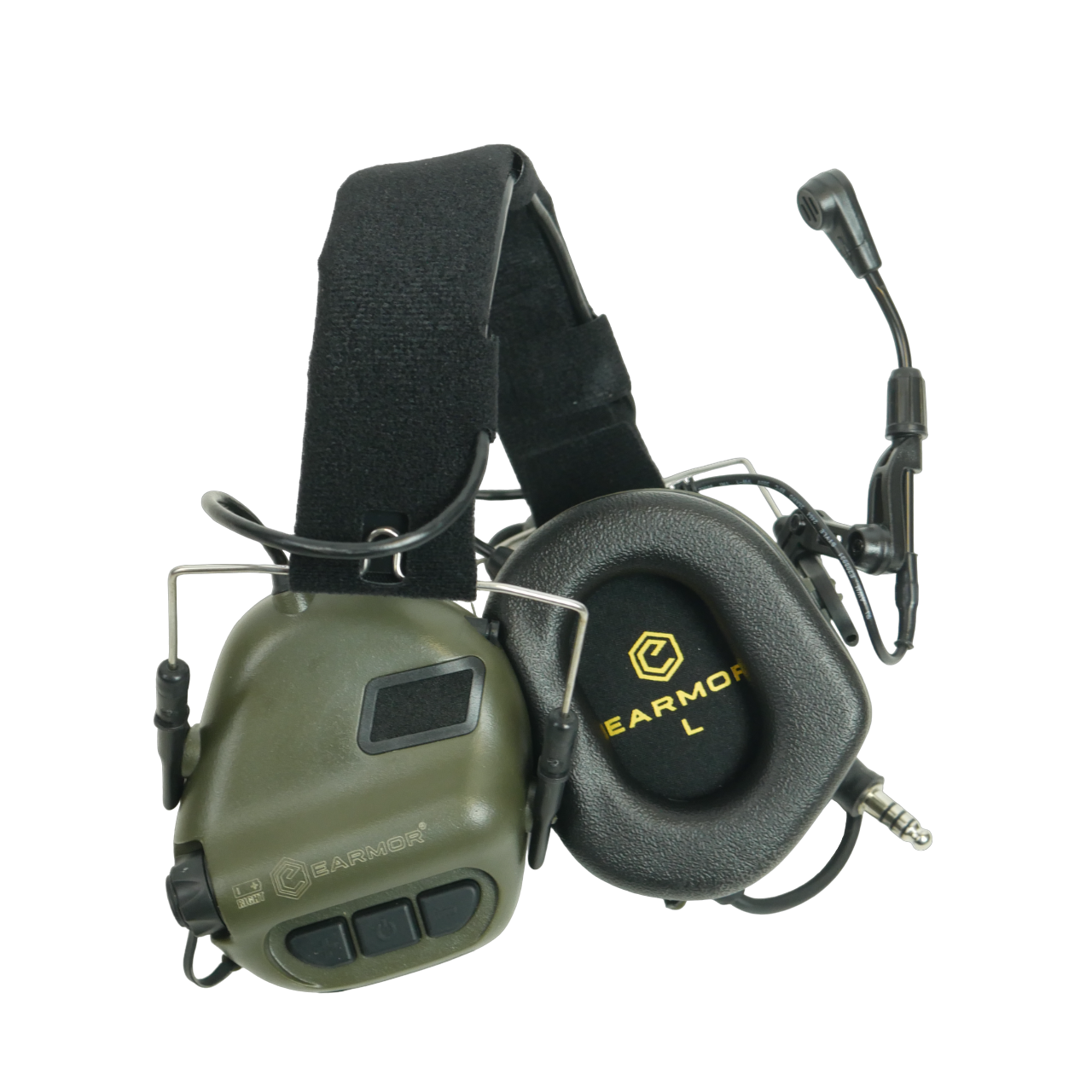 Комплект активні навушники Earmor M32X MOD4 + кріплення «чебурашки»