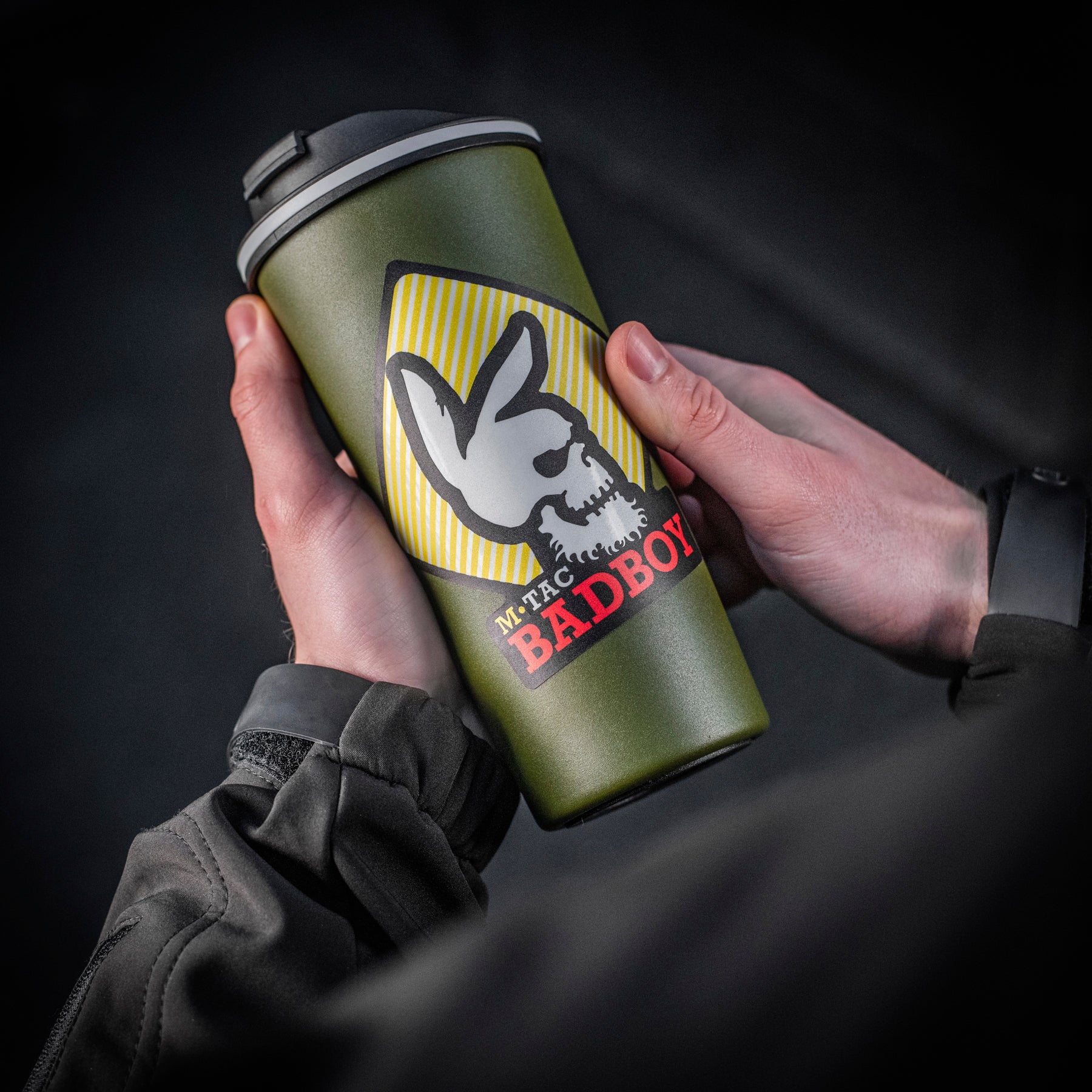 M-Tac наклейка Bad Boy світловідбиваюча Black
