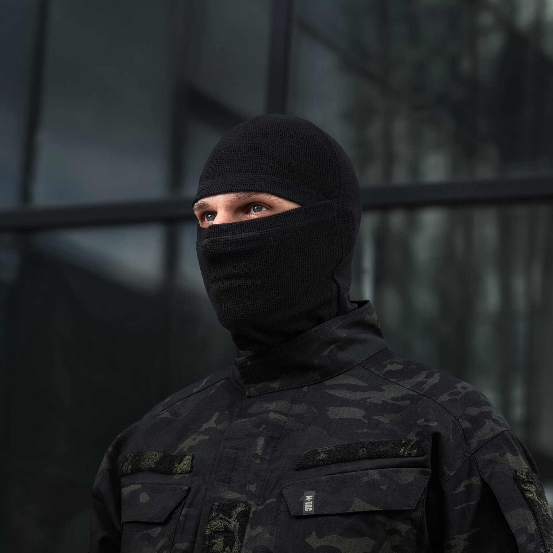 M-Tac балаклава-ніндзя Basic мікрофліс ріп-стоп Black