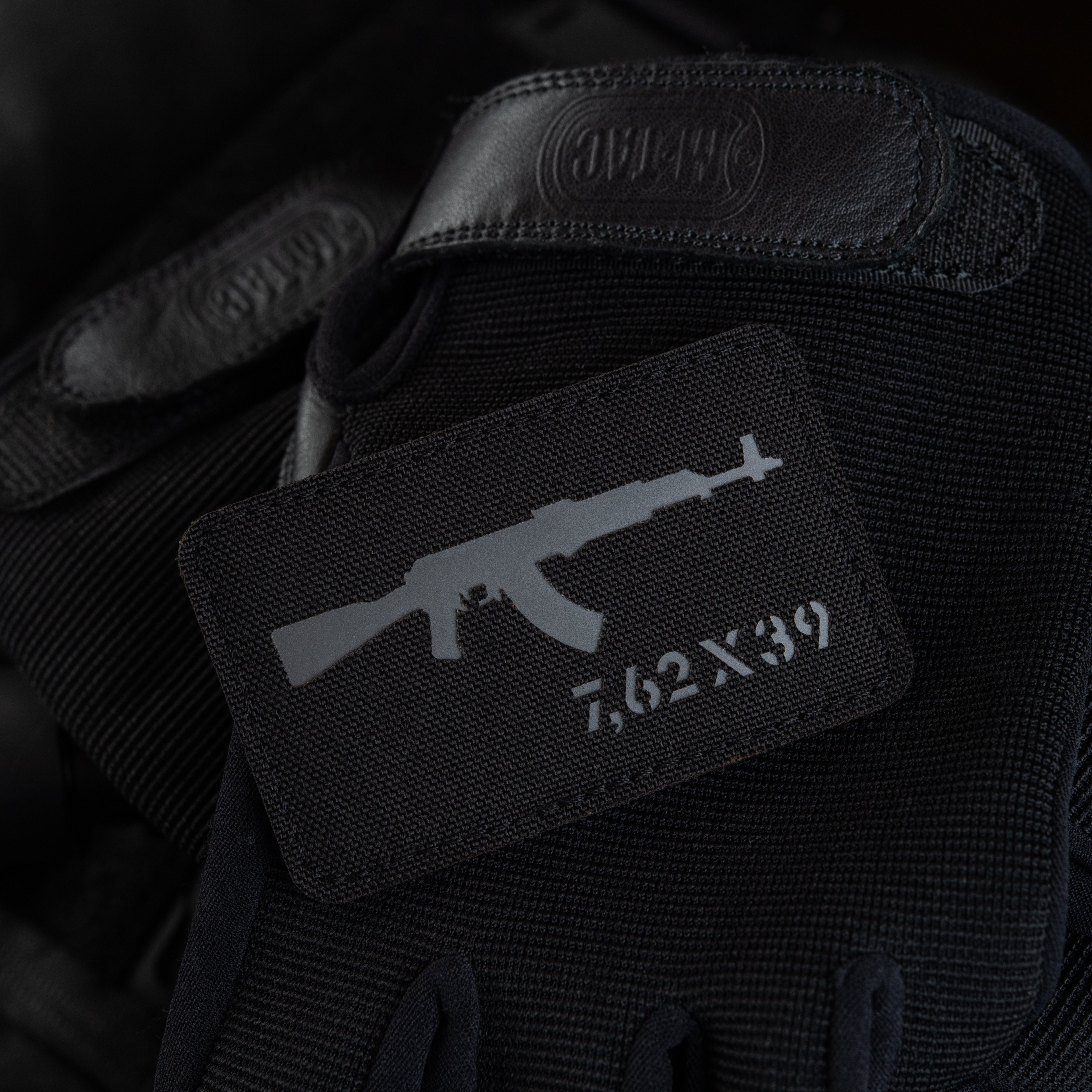 M-Tac нашивка AKM 7,62х39 Laser Cut Black/Grey