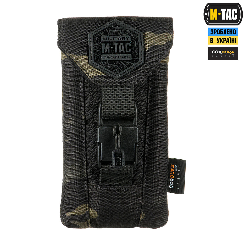 M-Tac підсумок для смартфона Elite Medium Hex Multicam Black/Black