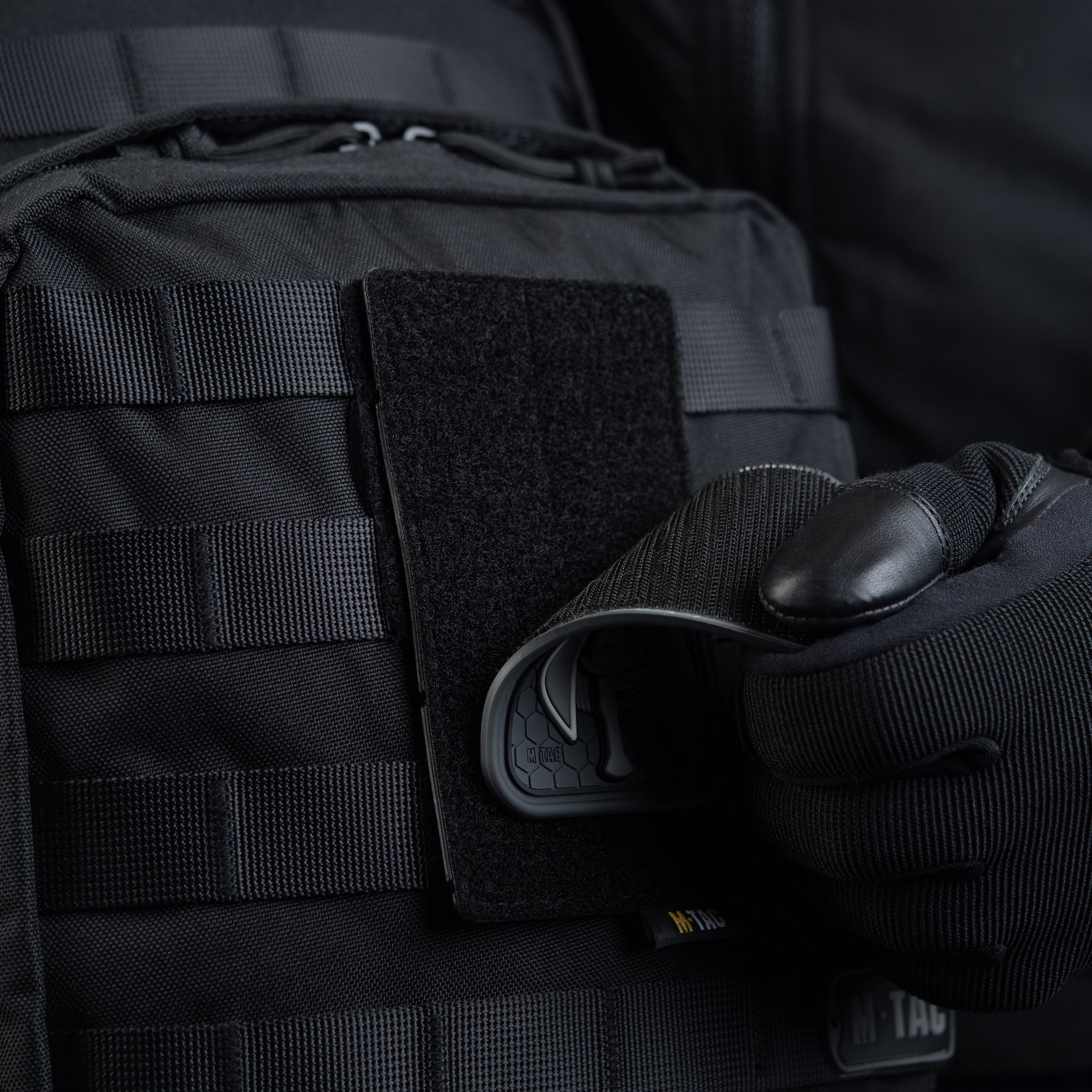 M-Tac панель для нашивок на MOLLE 80x135 Black