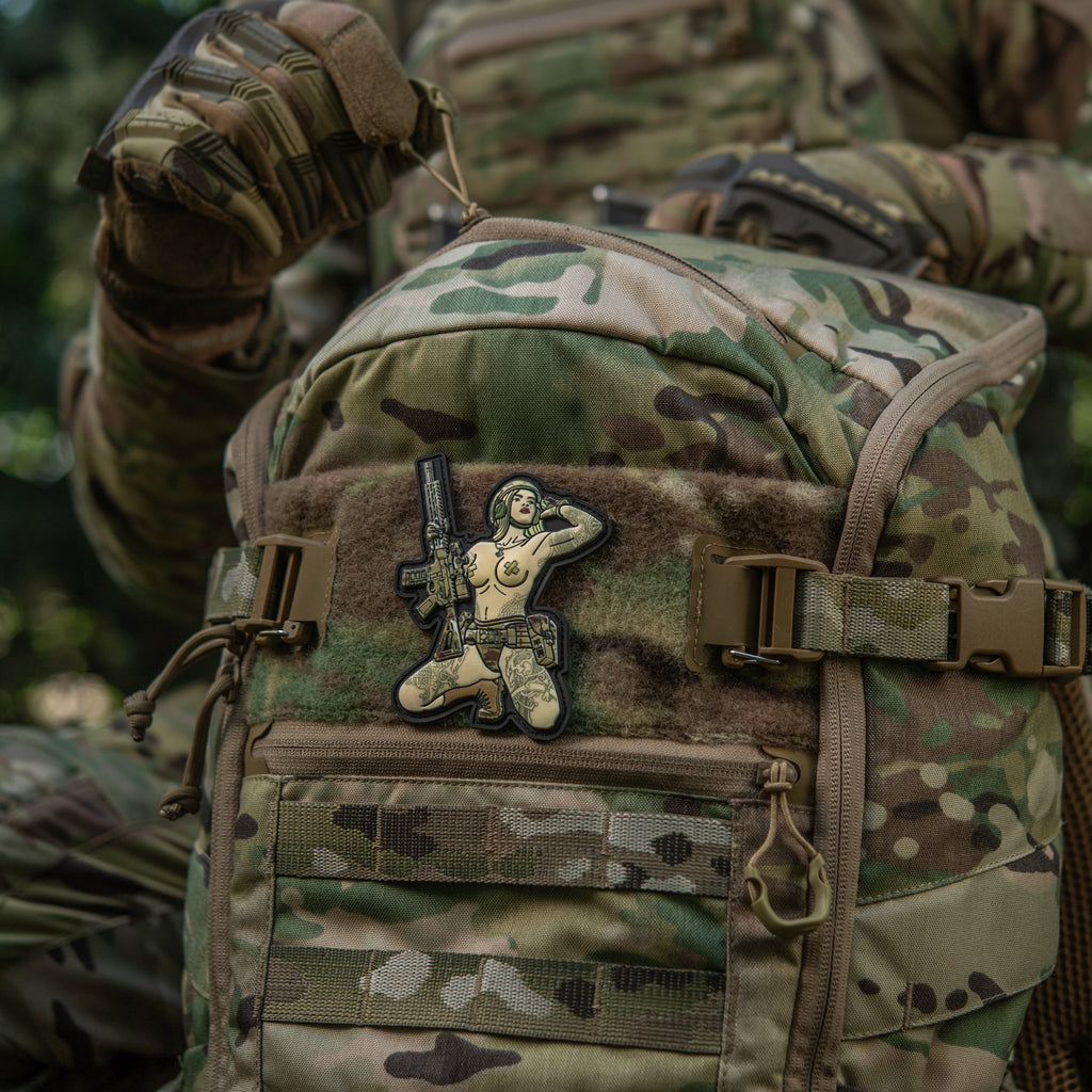 M-Tac нашивка Tactical girl Skandinavik with Mjöllnir PVC MC