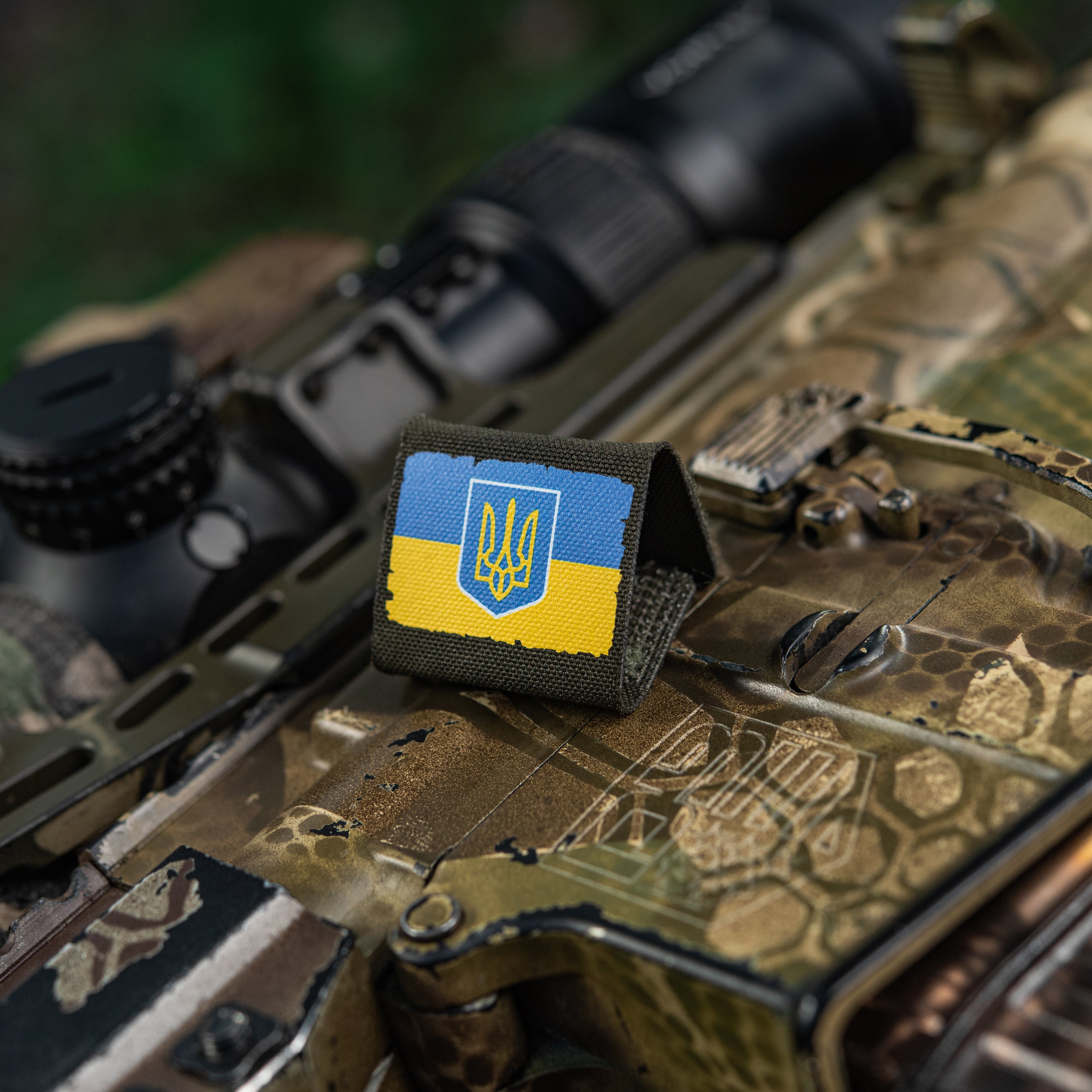 M-Tac MOLLE Patch Прапор України з гербом Full Color/Ranger Green