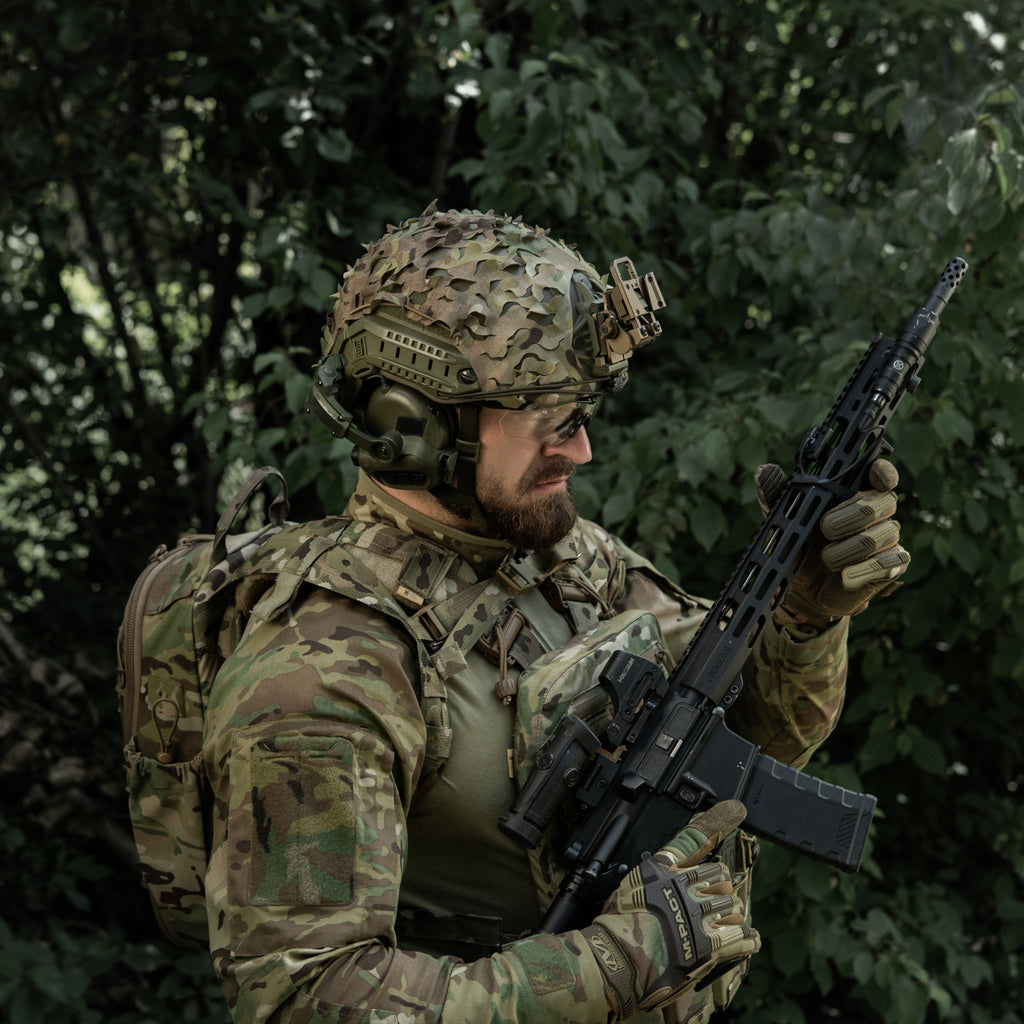 M-Tac кавер на шолом Вільха FAST Multicam