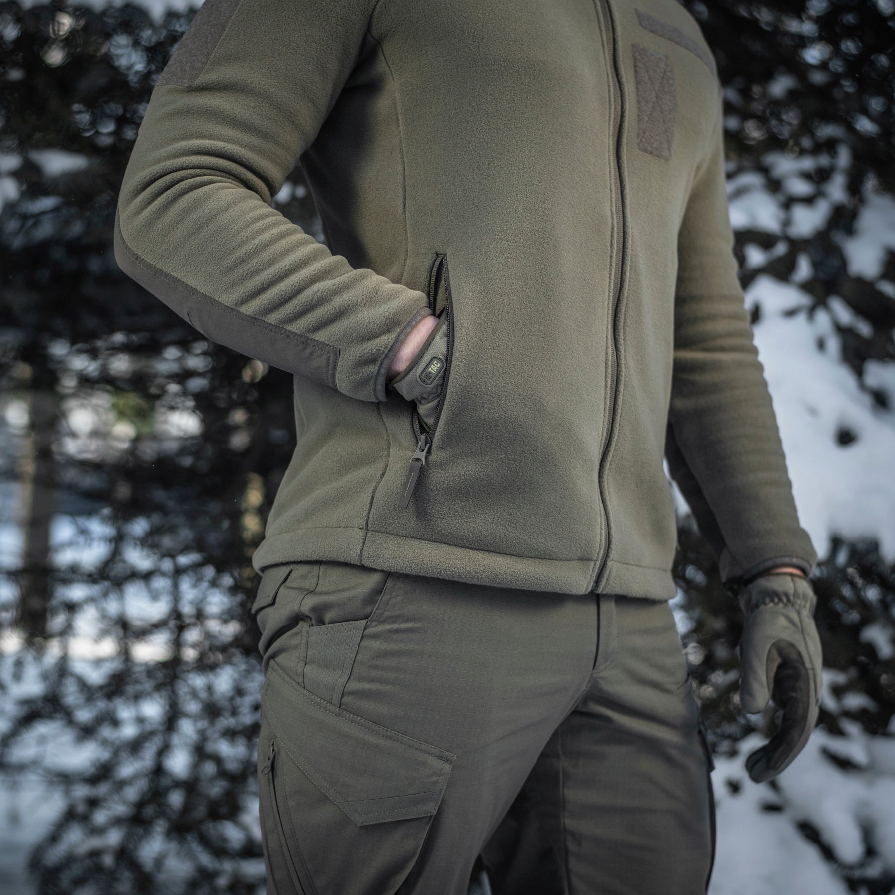 M-Tac куртка Combat Fleece Jacket Dark Olive