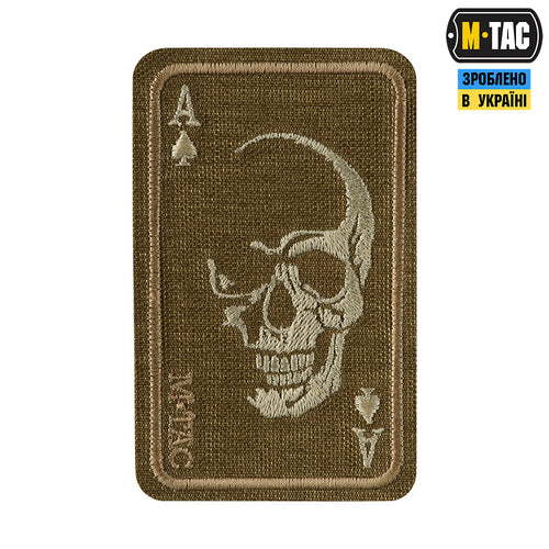 M-Tac нашивка Face of war (вишивка) Coyote