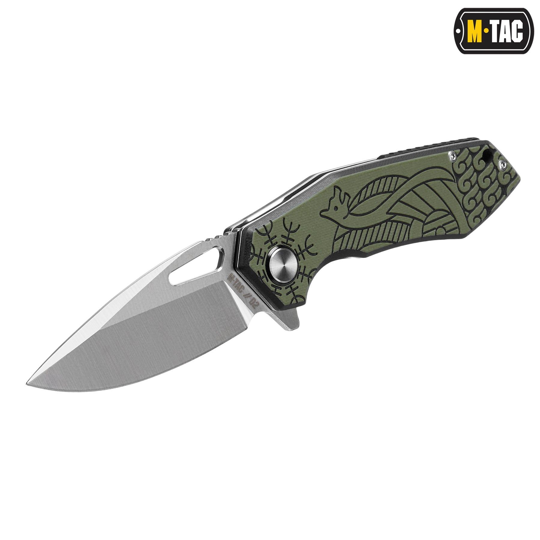M-Tac ніж складний Type 12 Scandinavian Black/Olive