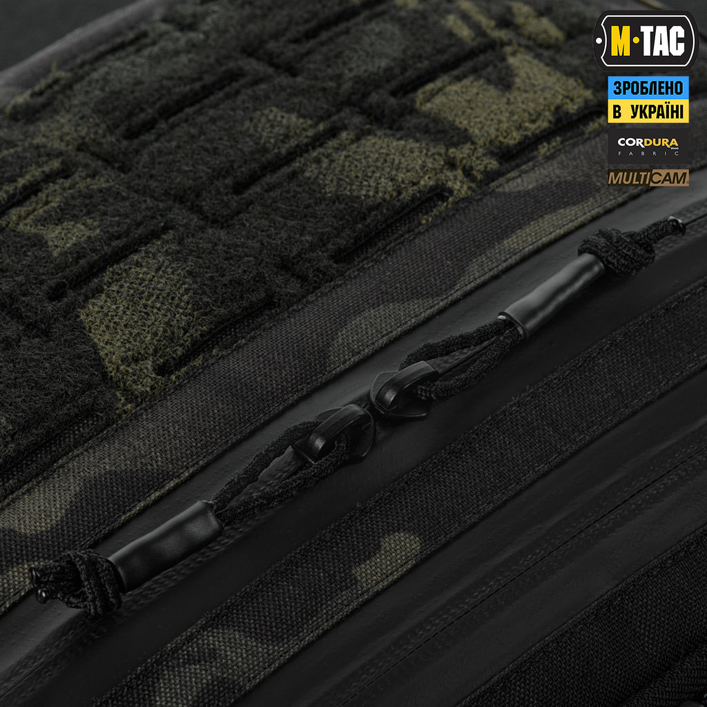 M-Tac сумка Admin Bag Medium Elite з липучкою Multicam Black/Black