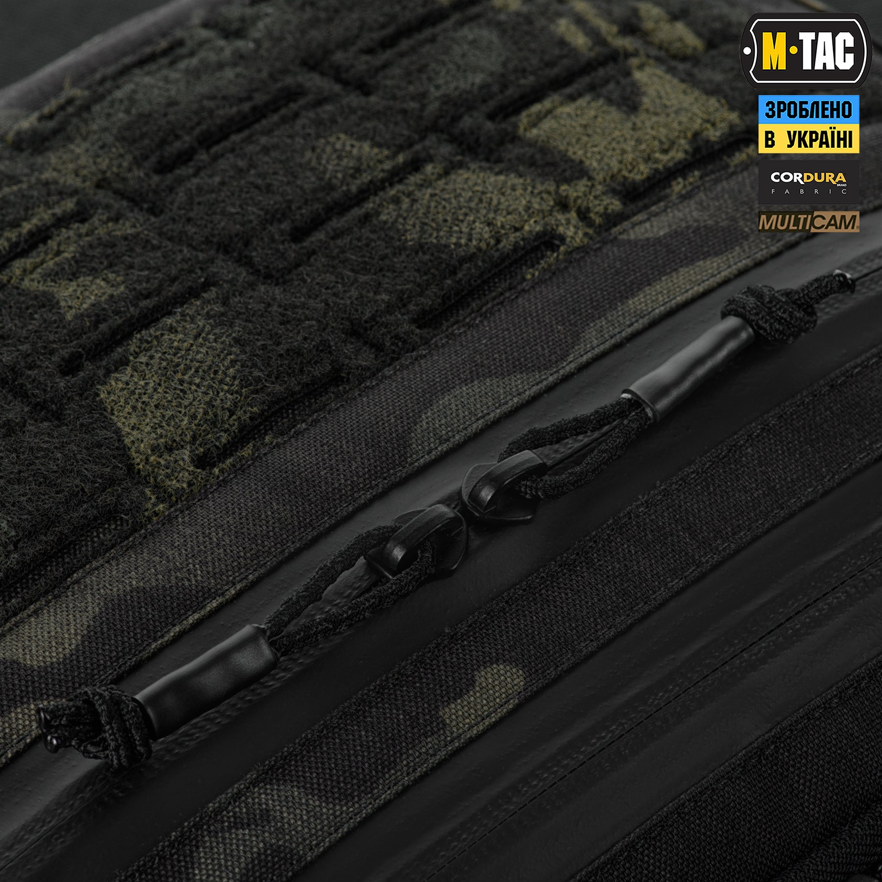 M-Tac сумка Admin Bag Medium Elite з липучкою Multicam Black/Black