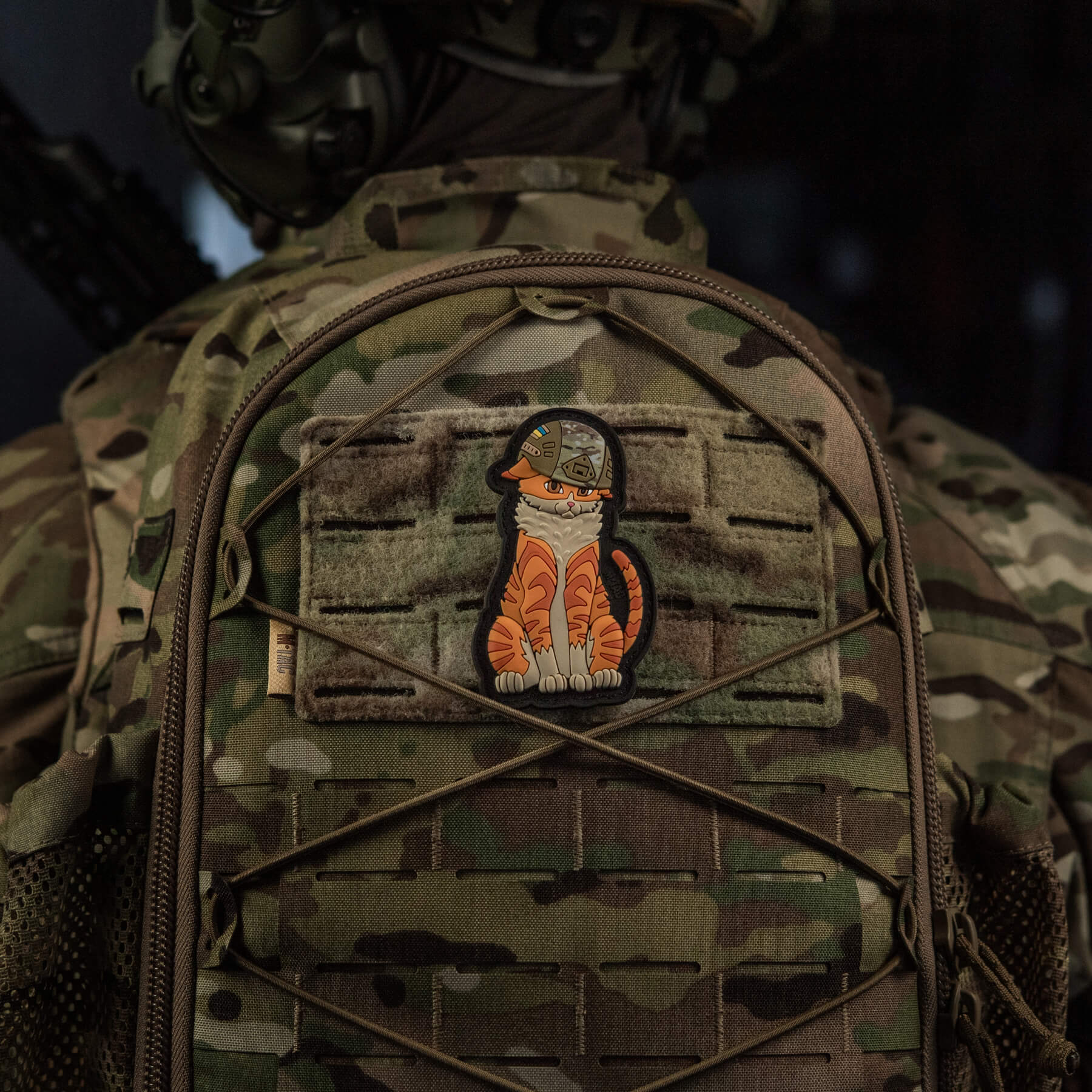 M-Tac нашивка Orange Cat PVC (MC cover)