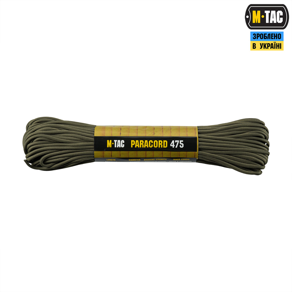 M-Tac паракорд 475 OD Green 30м